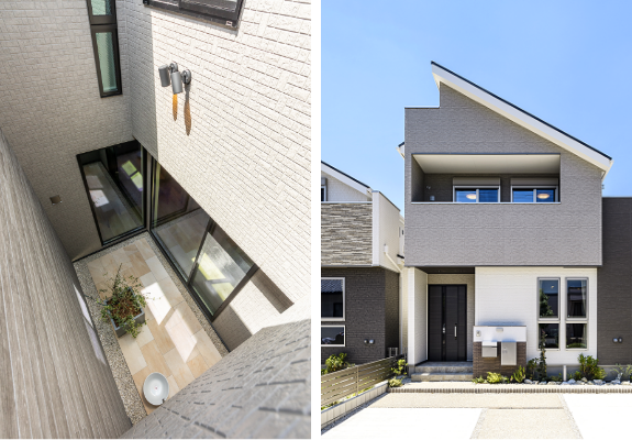 家だけではなく外構まで含めて美しい。