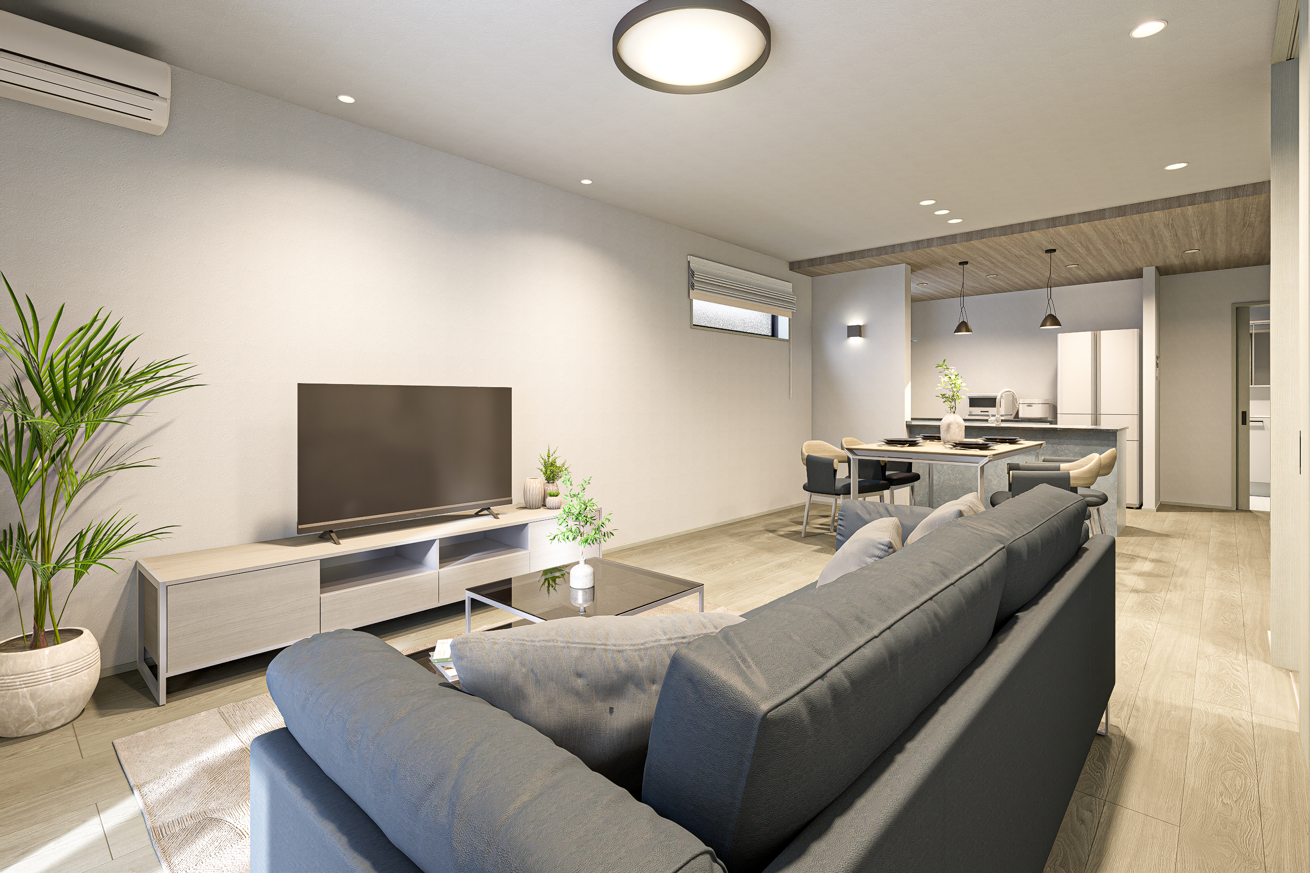 T-4完成予想図/リビングダイニング