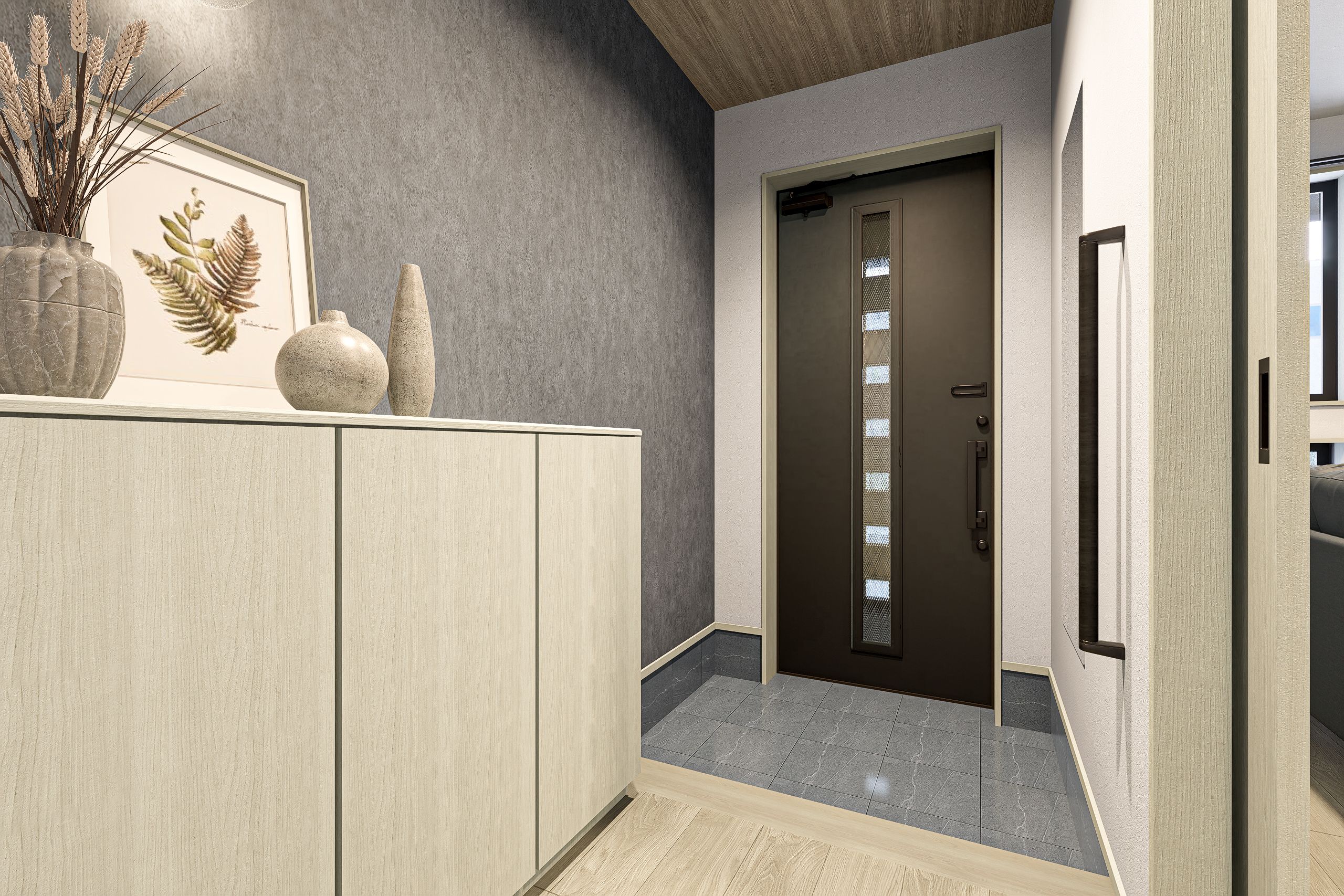 T-4完成予想図/玄関