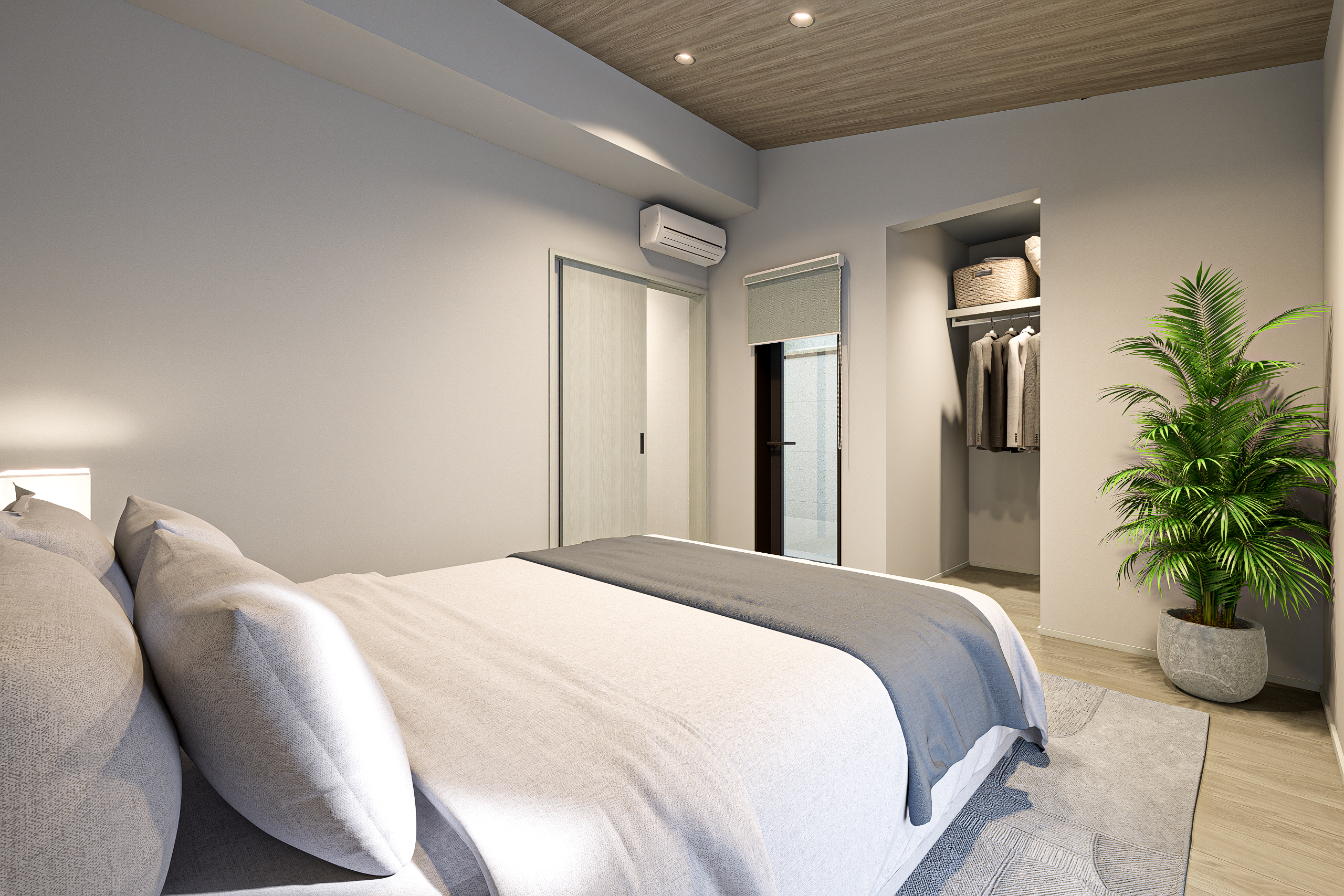 T-4完成予想図/主寝室