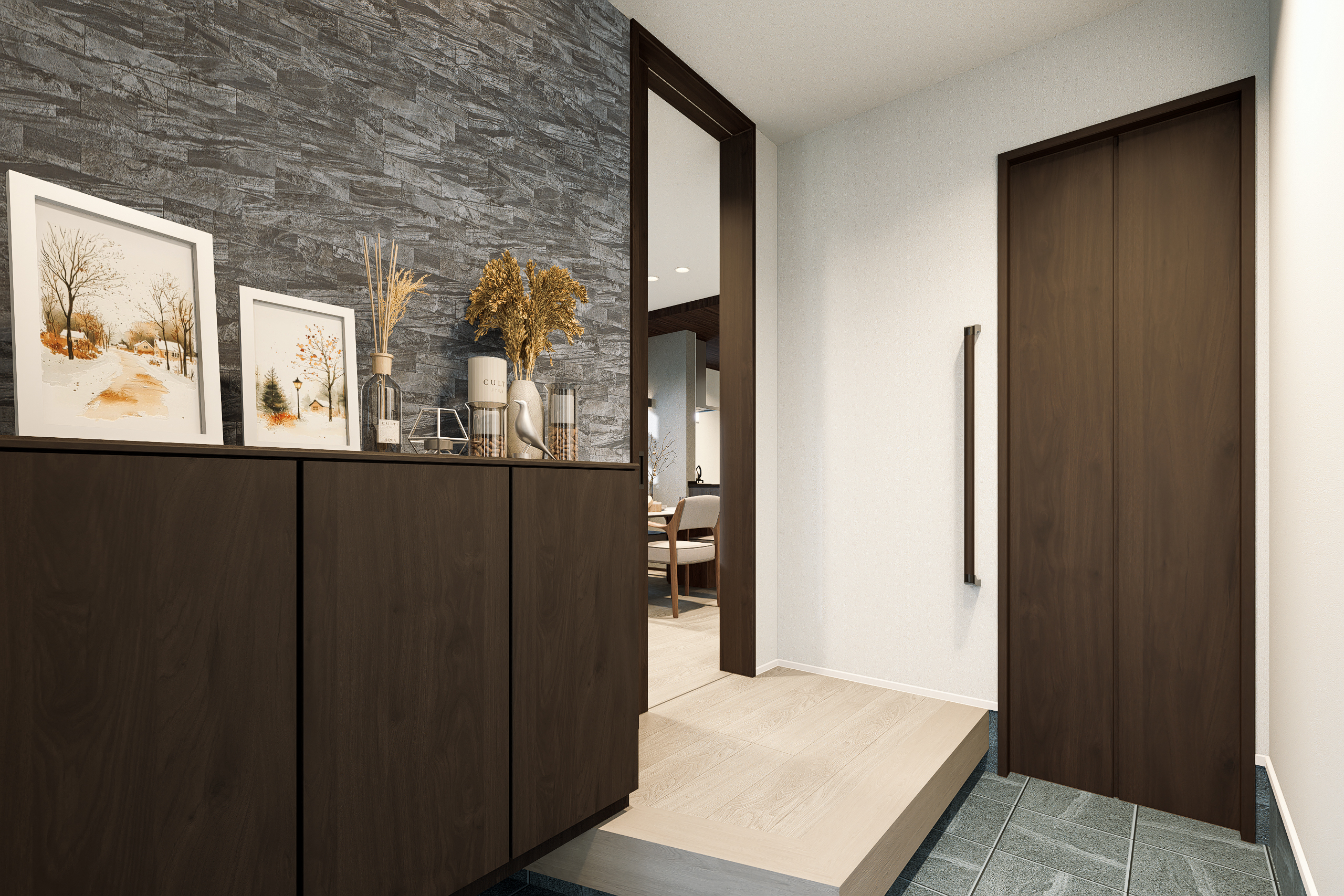 T-5完成予想図/玄関