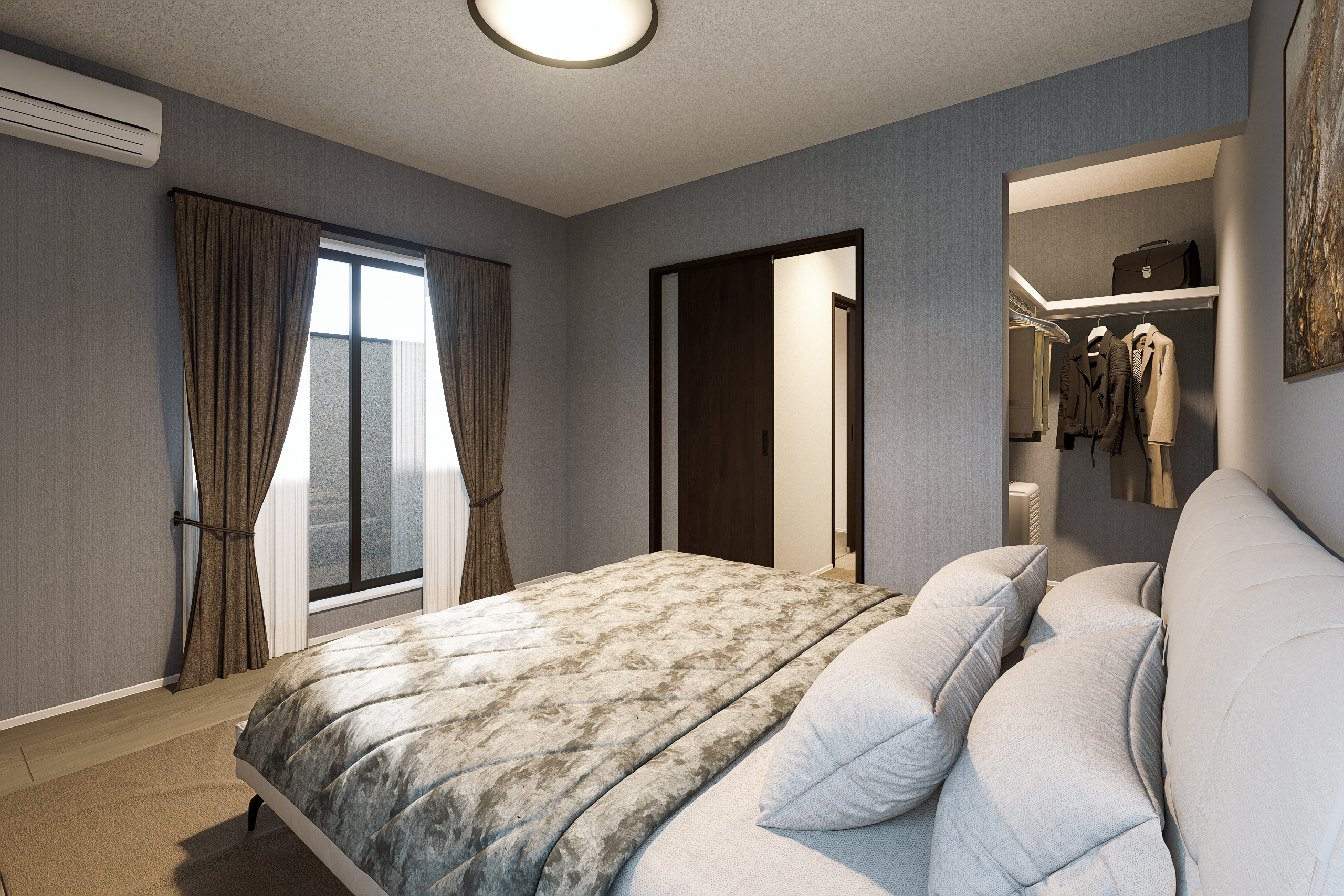 T-5完成予想図/主寝室