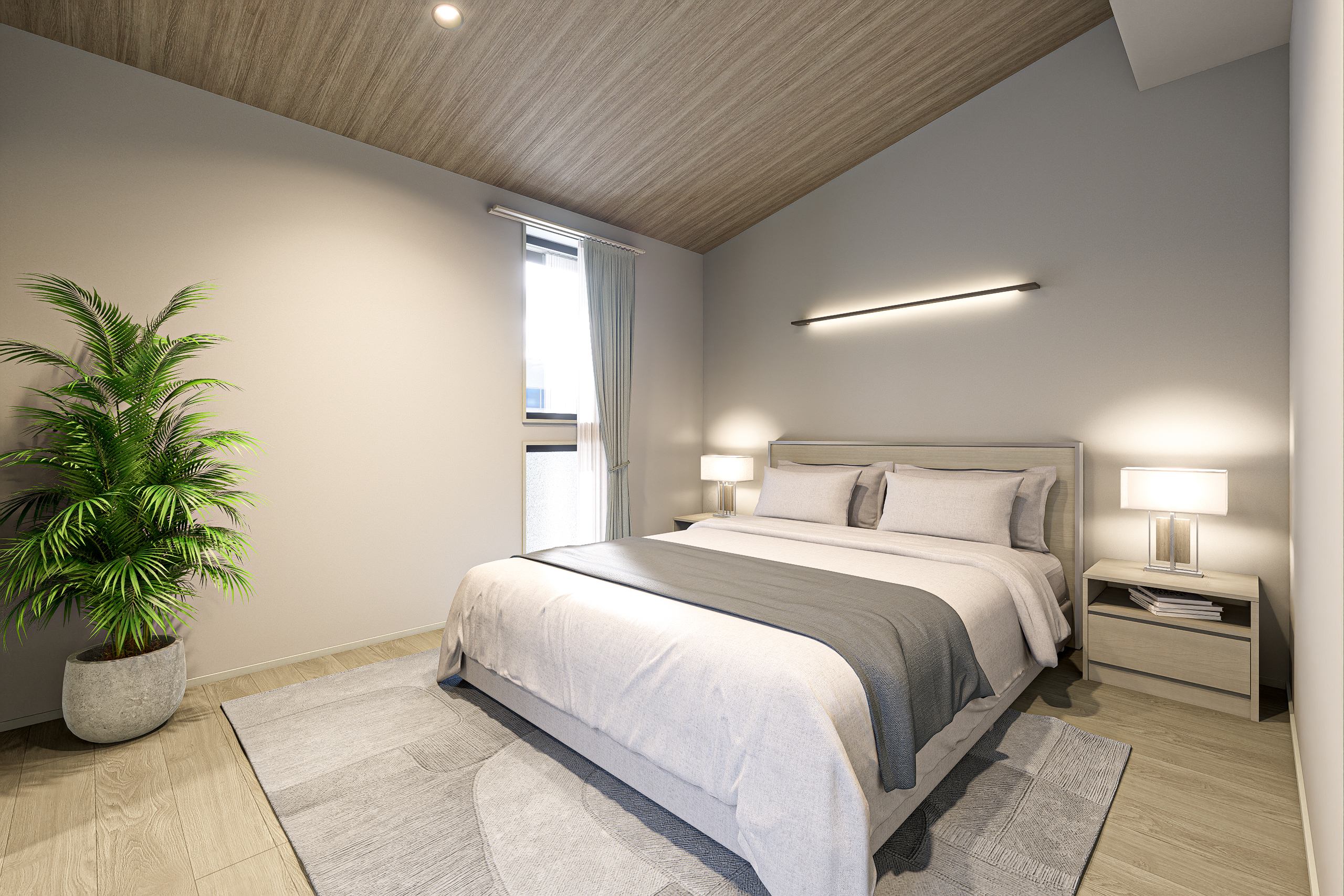 T-4完成予想図/主寝室