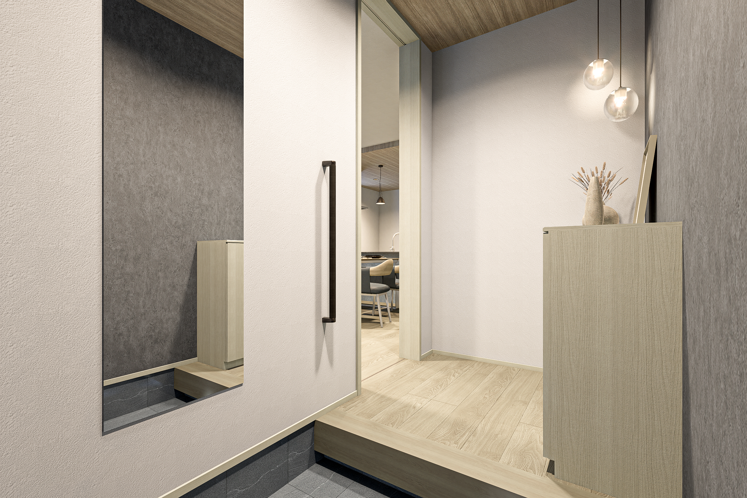 T-4完成予想図/玄関