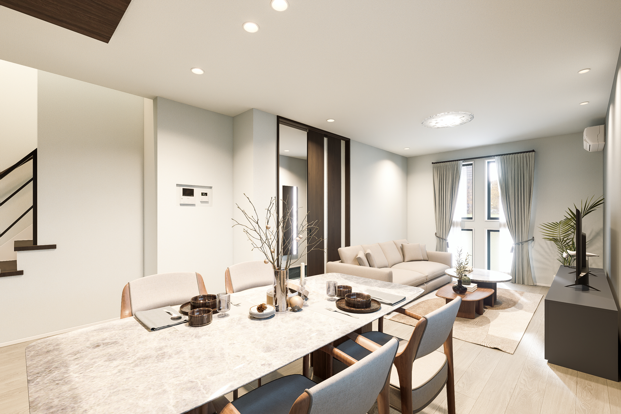 T-5完成予想図/リビングダイニング