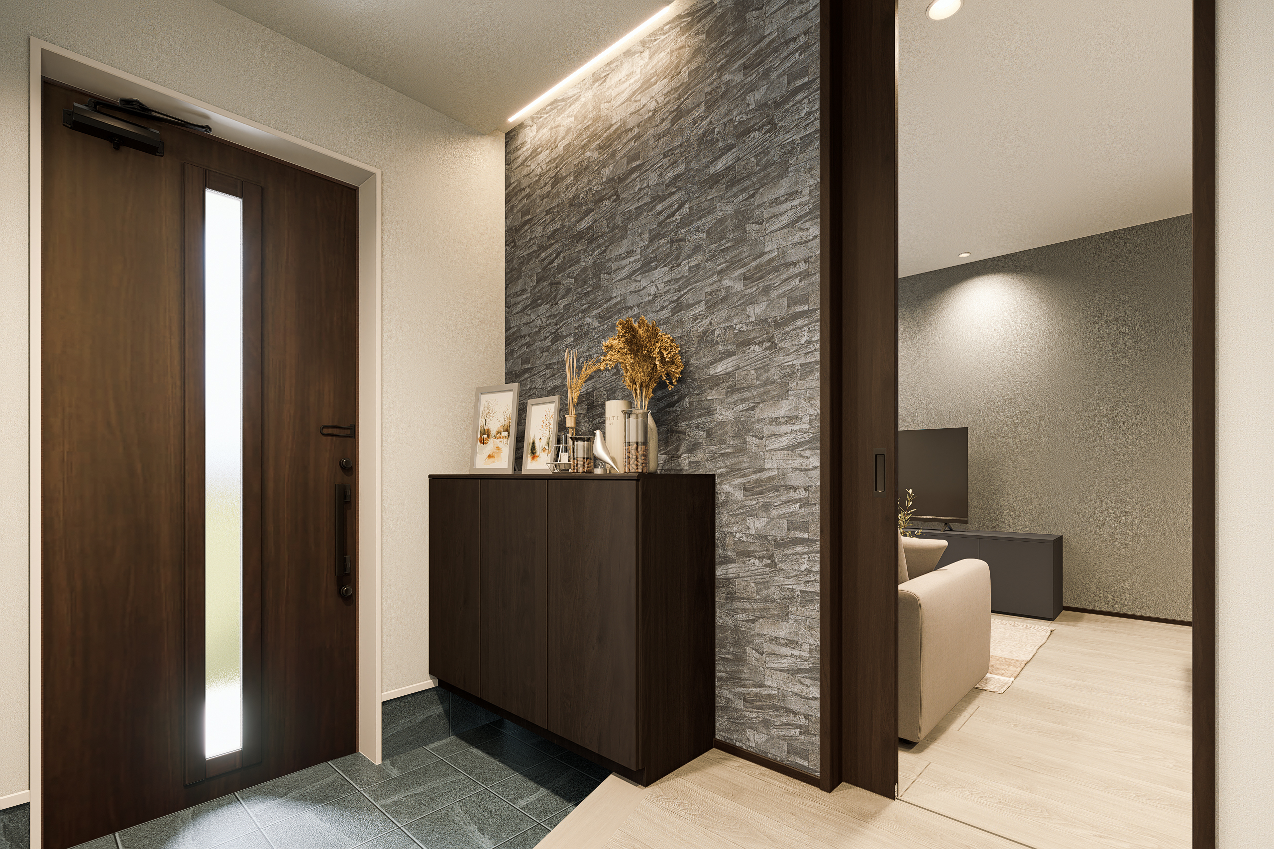 T-5完成予想図/玄関