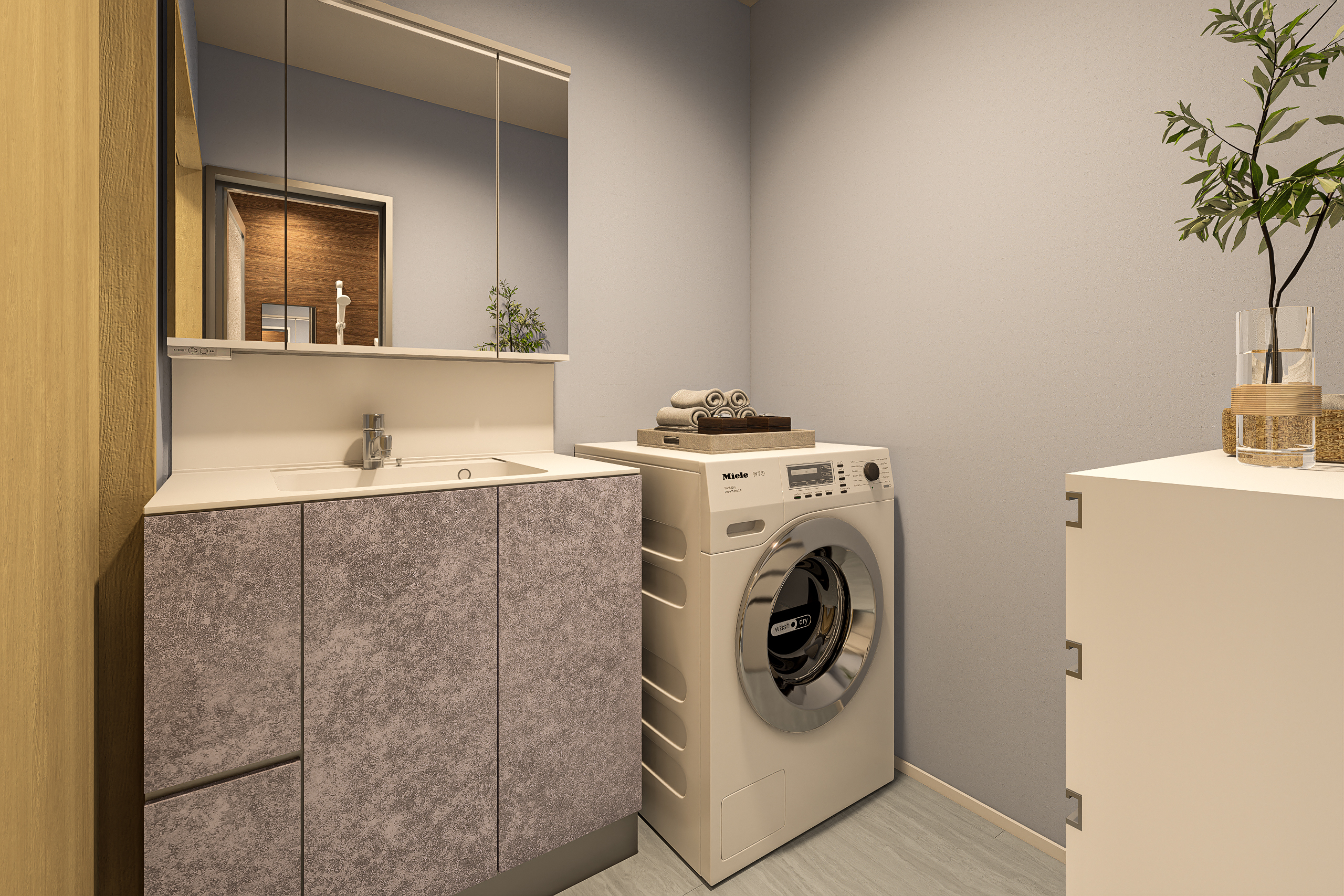 T-3／洗面脱衣室 ※イメージとなります