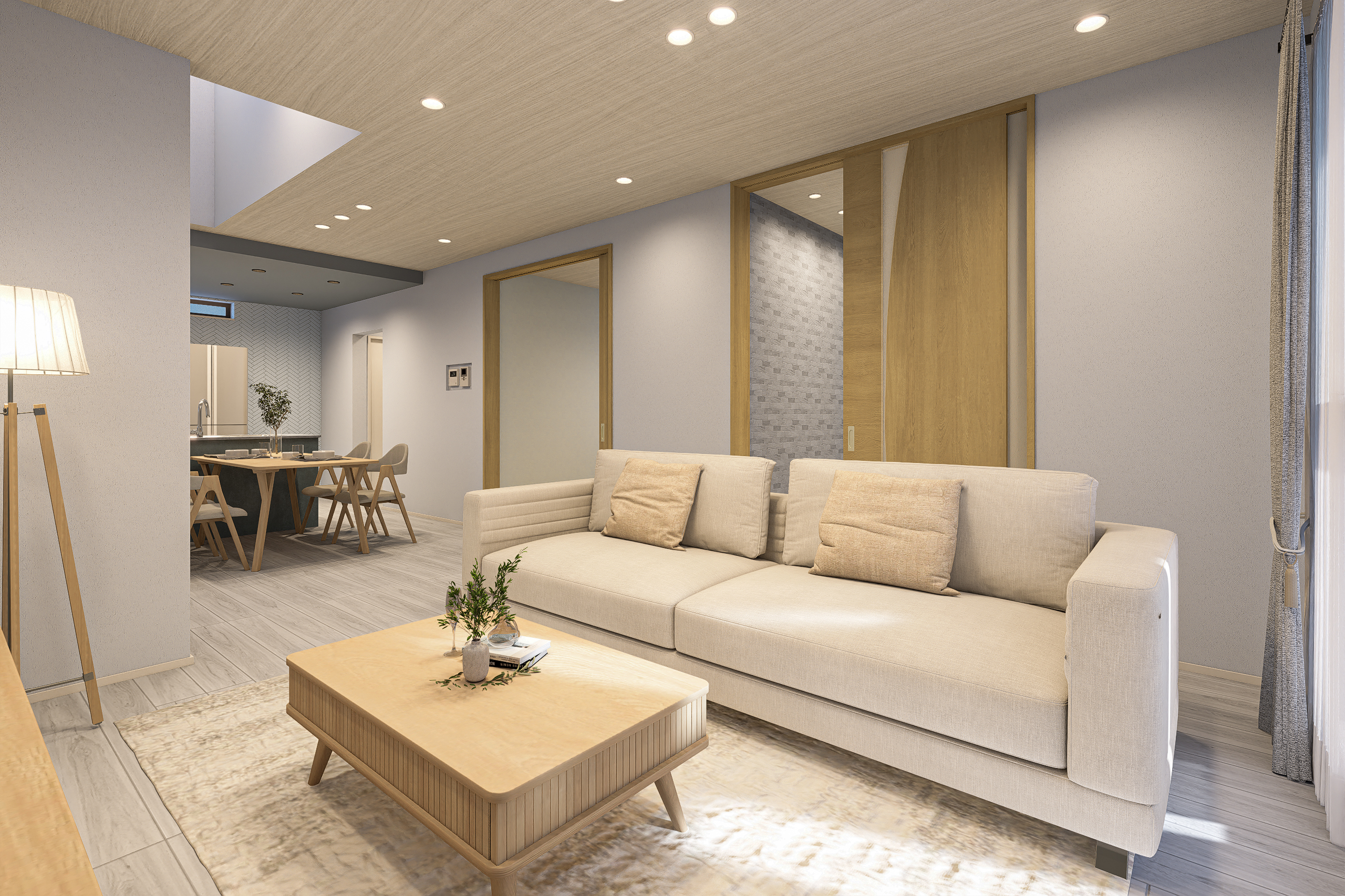 T-3／家族揃って過ごす時間が何よりも幸せに。思い描いた理想の暮らしが叶えられる、世界で一番大好きな場所。 ※イメージとなります