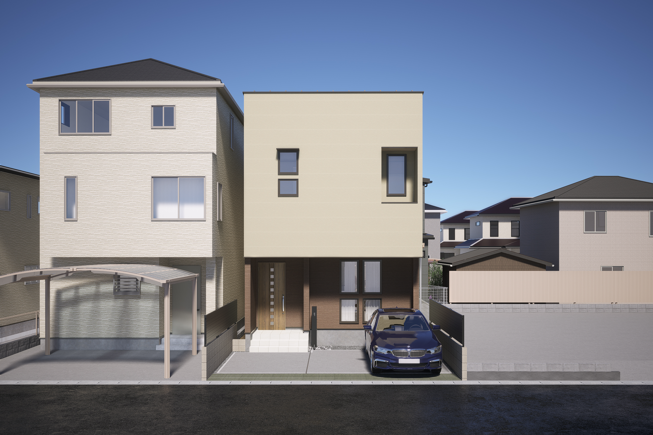 T-1／太陽光発電搭載、耐震等級3＆断熱等級5の住まい。居住性の良さや暮らしの動線にも配慮した間取りプラン。