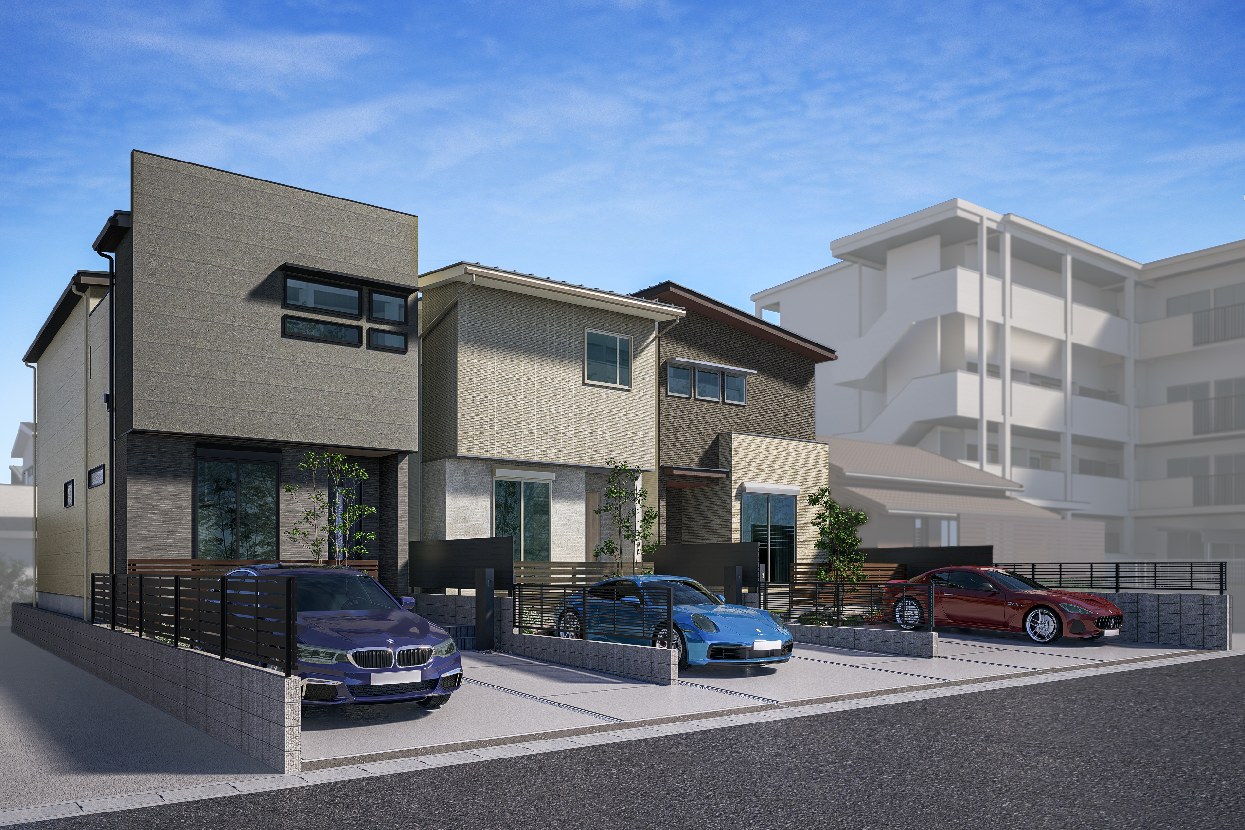 T-1、T-2、T-3/外観完成イメージ