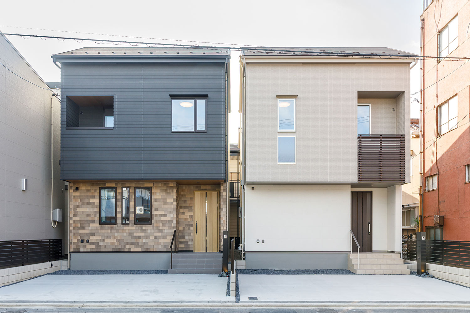 T-２、T-1／一宮駅まで徒歩10分と近い好立地。太陽光発電搭載ZE仕様で、夏も冬も心地よい住環境が叶う快適住宅。