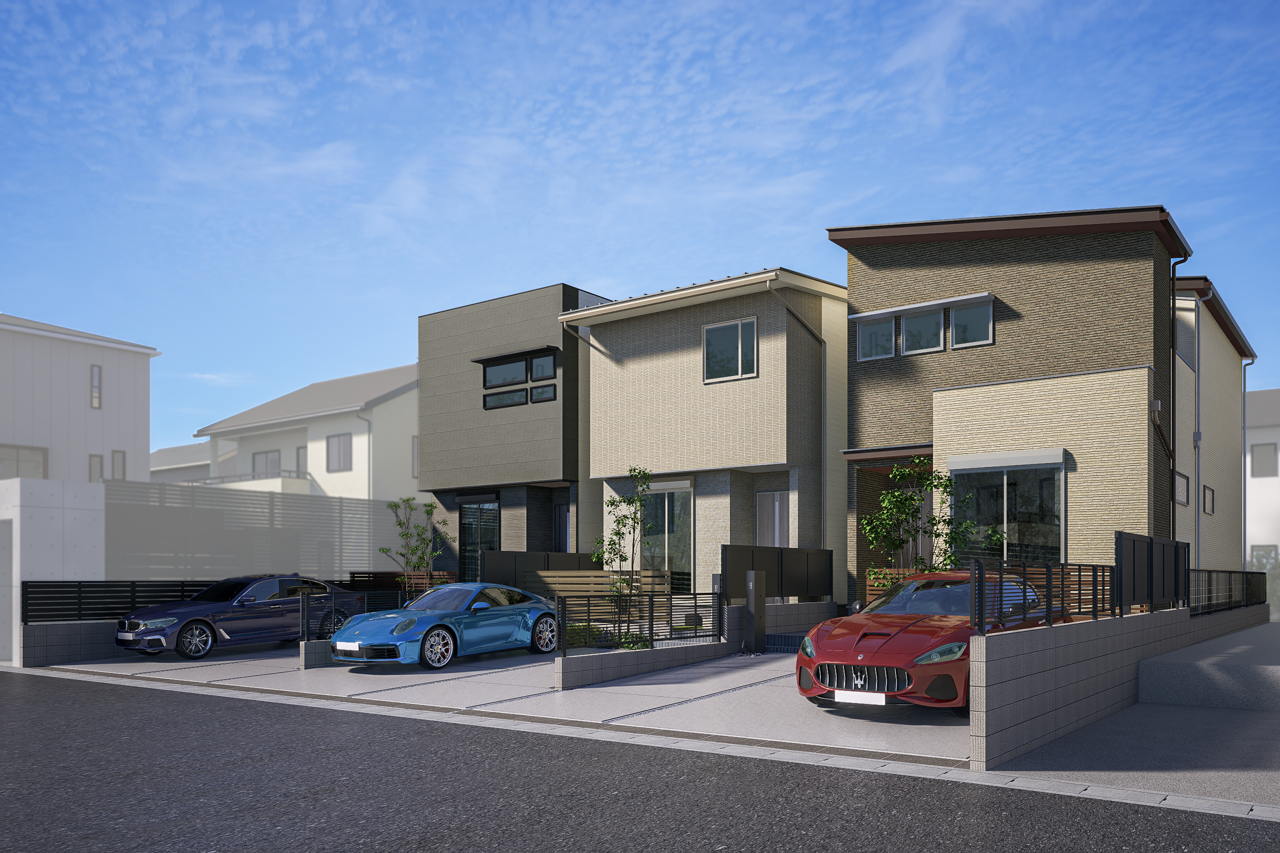 T-1、T-2、T-3/外観完成イメージ