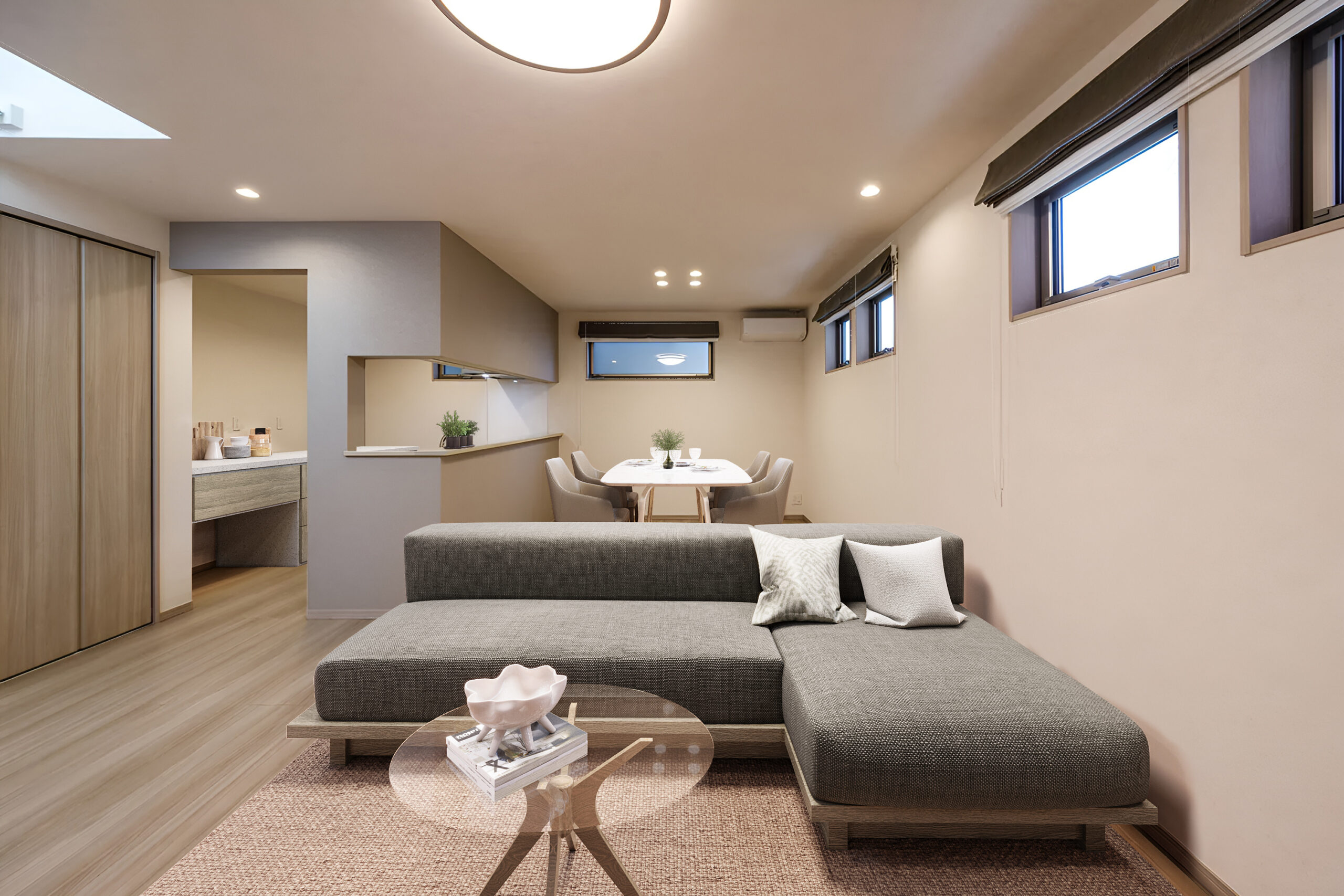 T-1/リビングダイニング ※家具はCGです