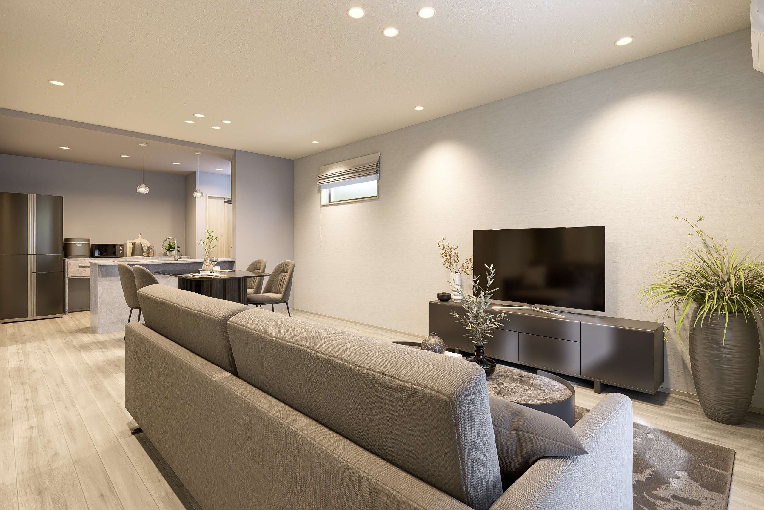 T棟 リビング完成予想図