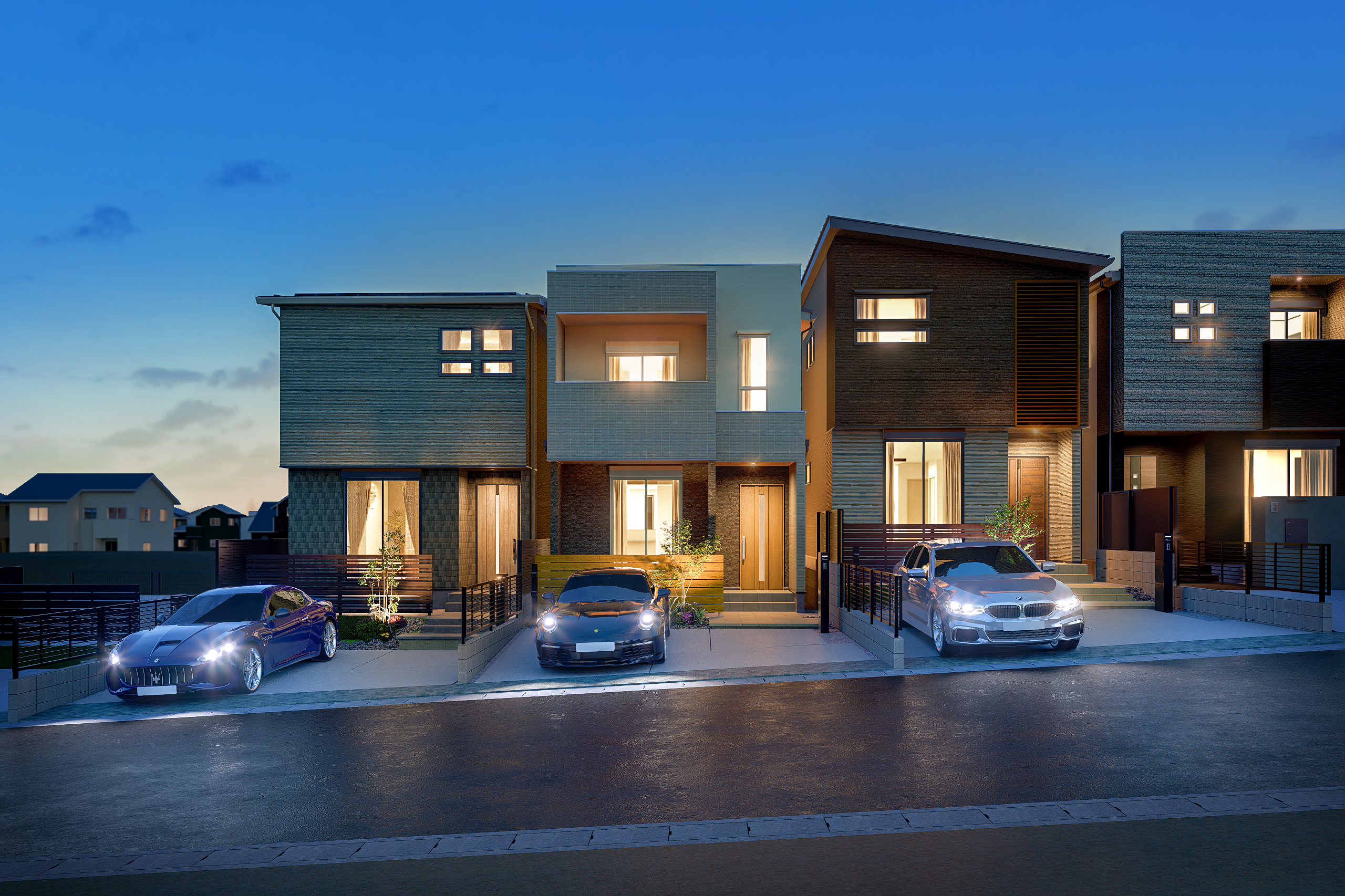 T-5、T-6、T-7/小中学校も近くて安心のロケーションで、子育ても暮らしものびのびと過ごせます。