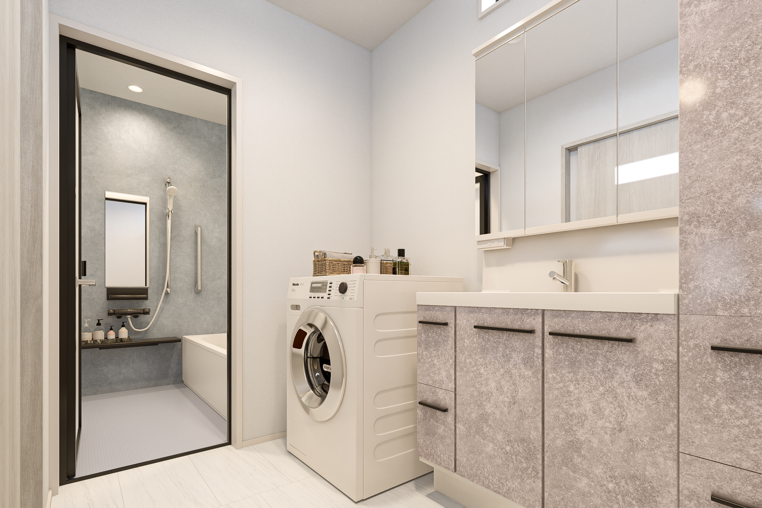 T-5/洗面所完成予想図