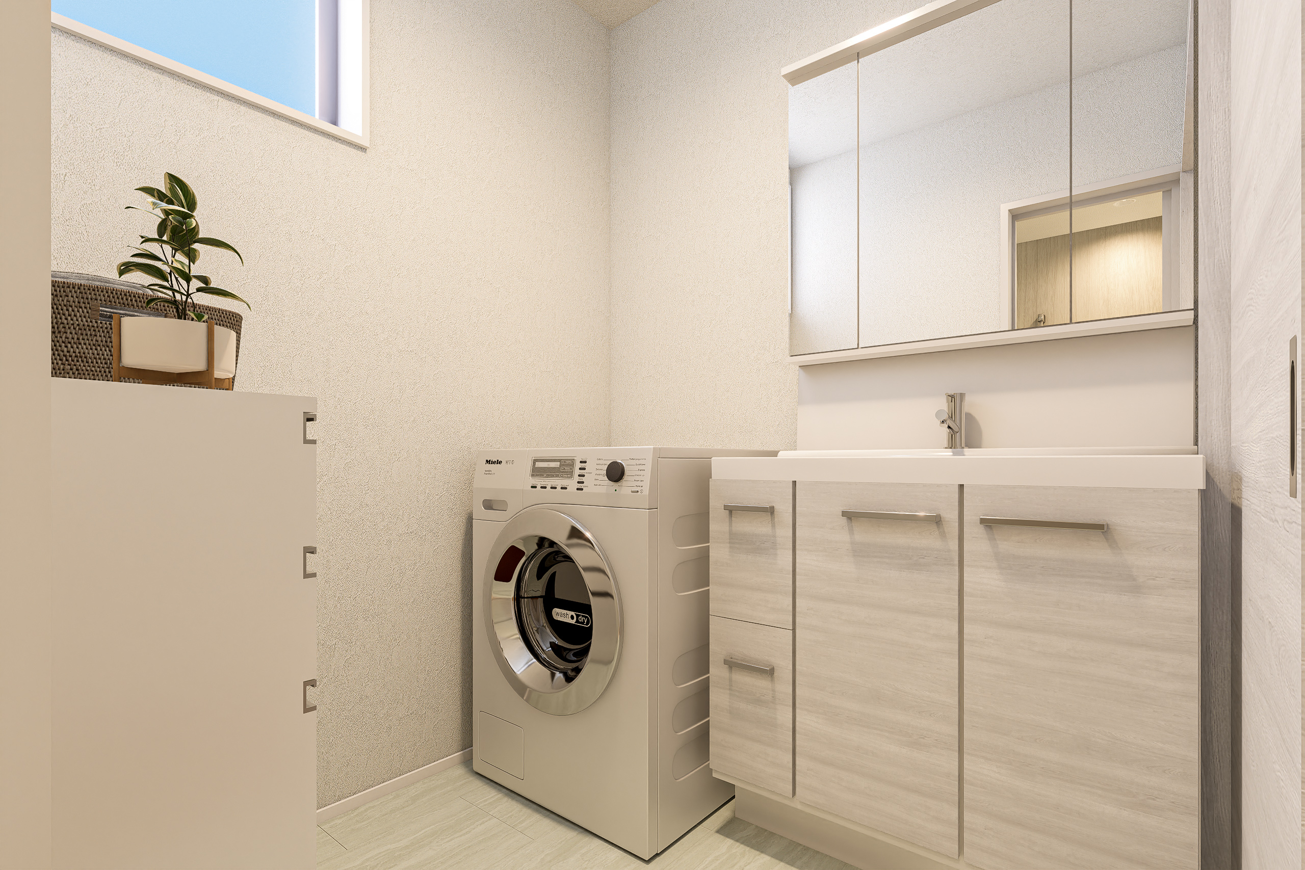 T-6/洗面所完成予想図