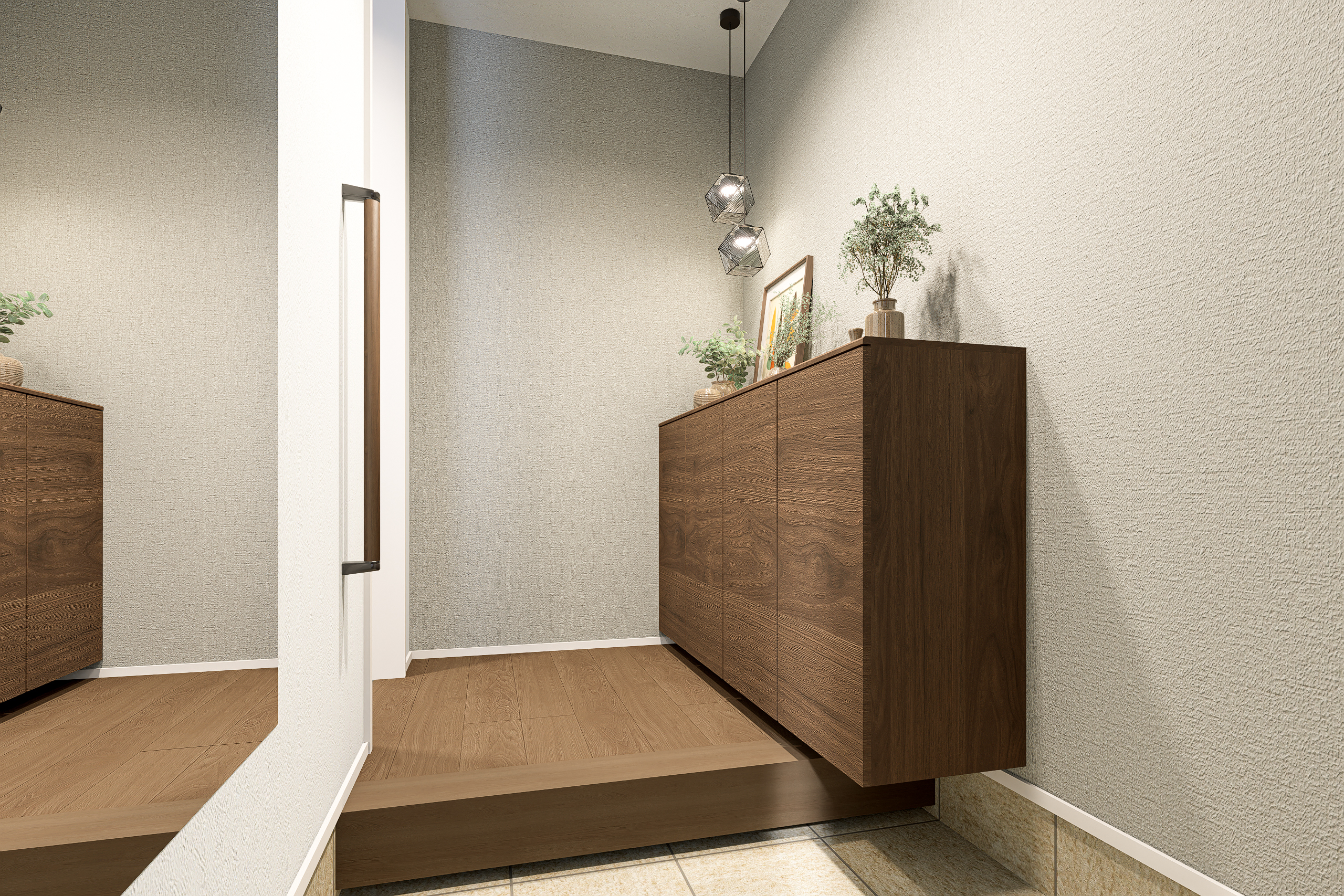 T-7/玄関完成予想図