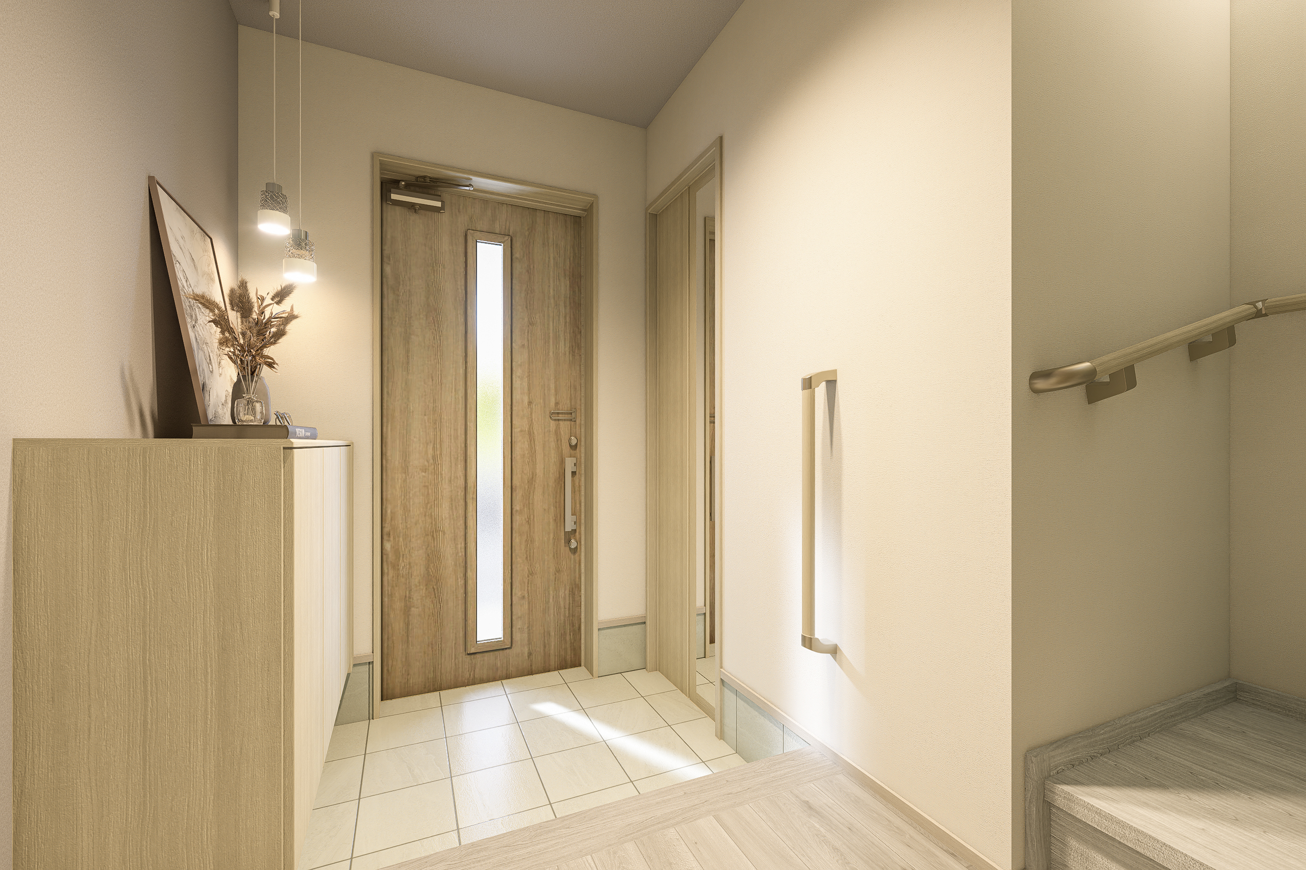 T1棟 玄関完成予想図