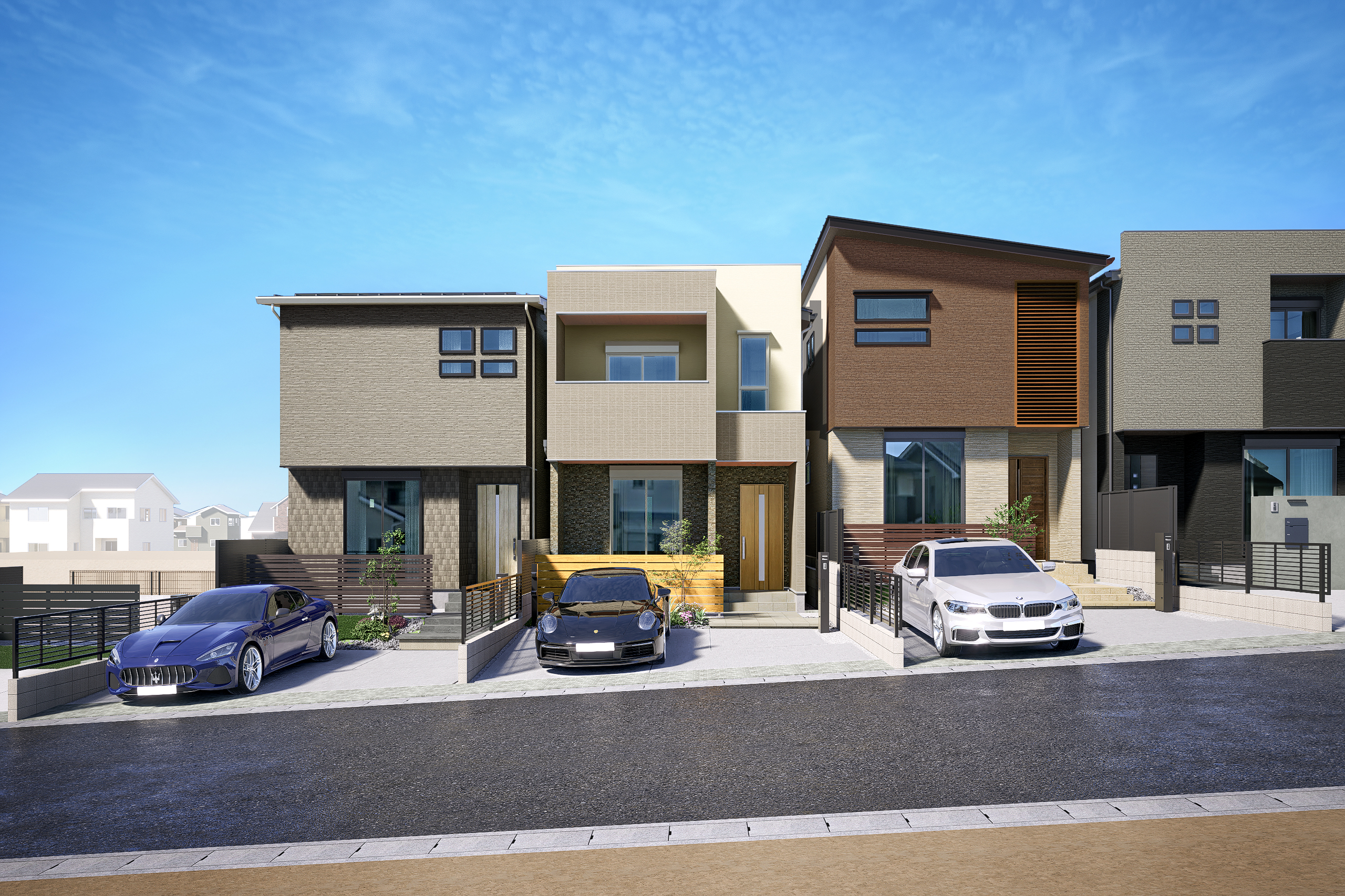 T-5、T-6、T-7/陽光溢れる南向き&お庭付き。イオン守山すぐの好立地で便利な暮らしが叶います。