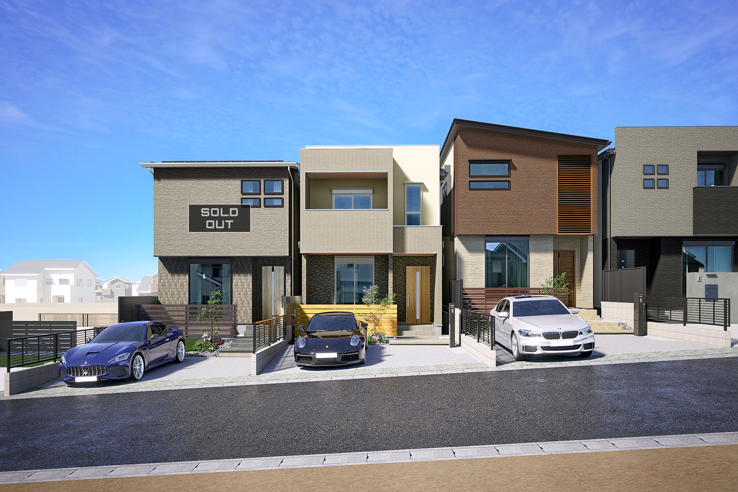 T-5（ご成約済み）、T-6、T-7／陽光溢れる南向き＆お庭付き。イオン守山すぐの好立地で便利な暮らしが叶います。