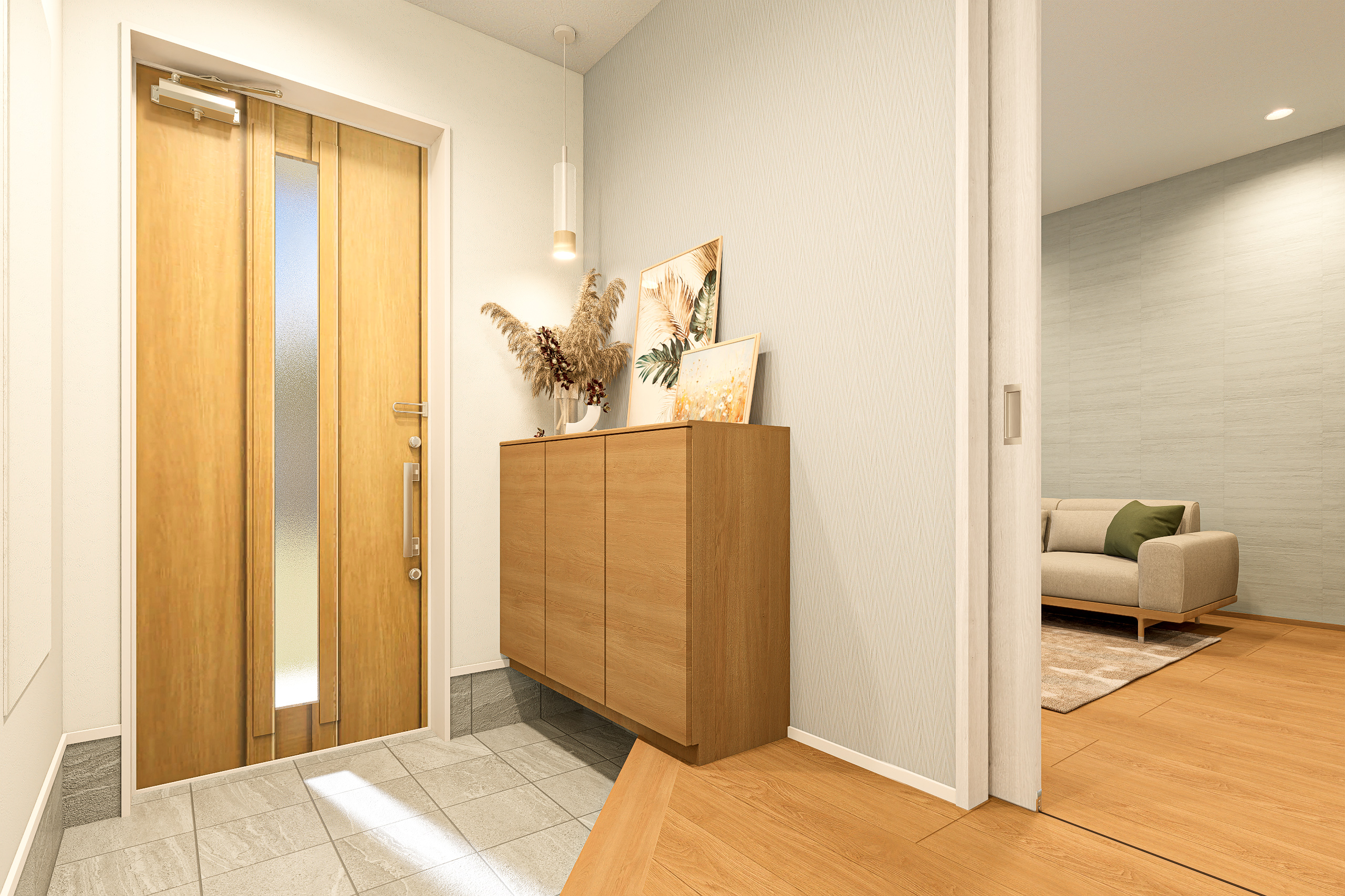 T-6/玄関完成予想図