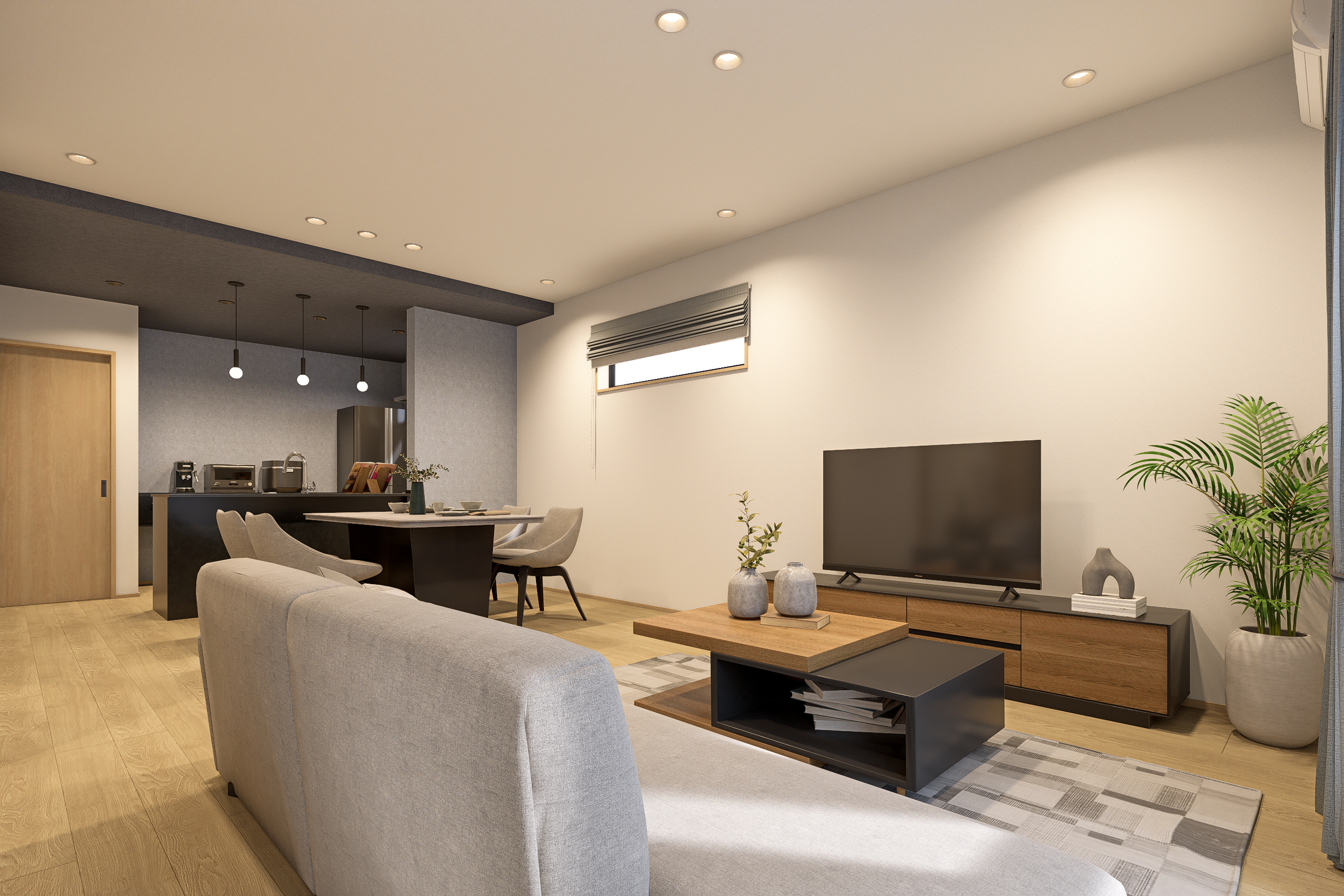 T2棟 リビング完成予想図