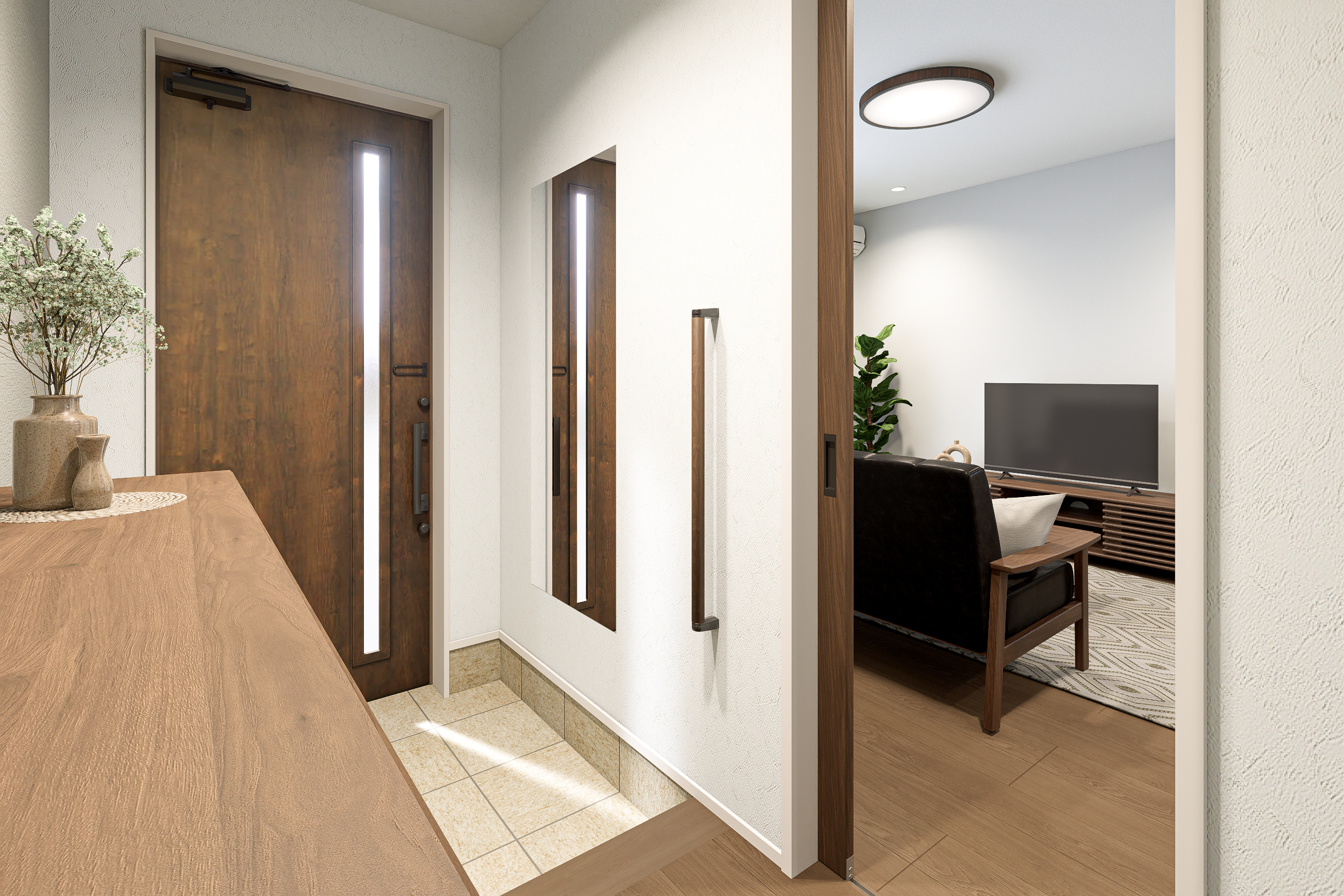 T-7/玄関完成予想図