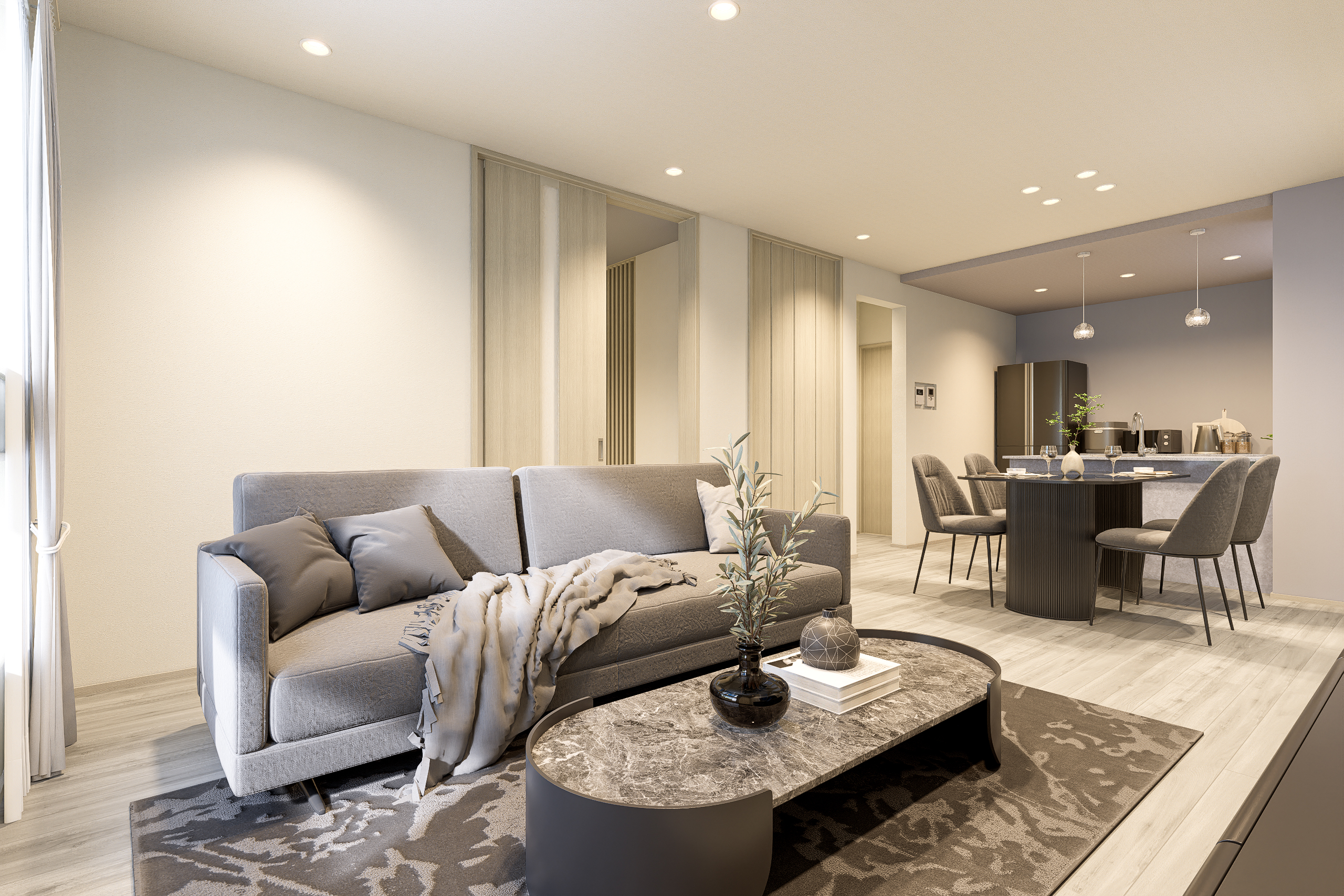 T1棟 リビング完成予想図