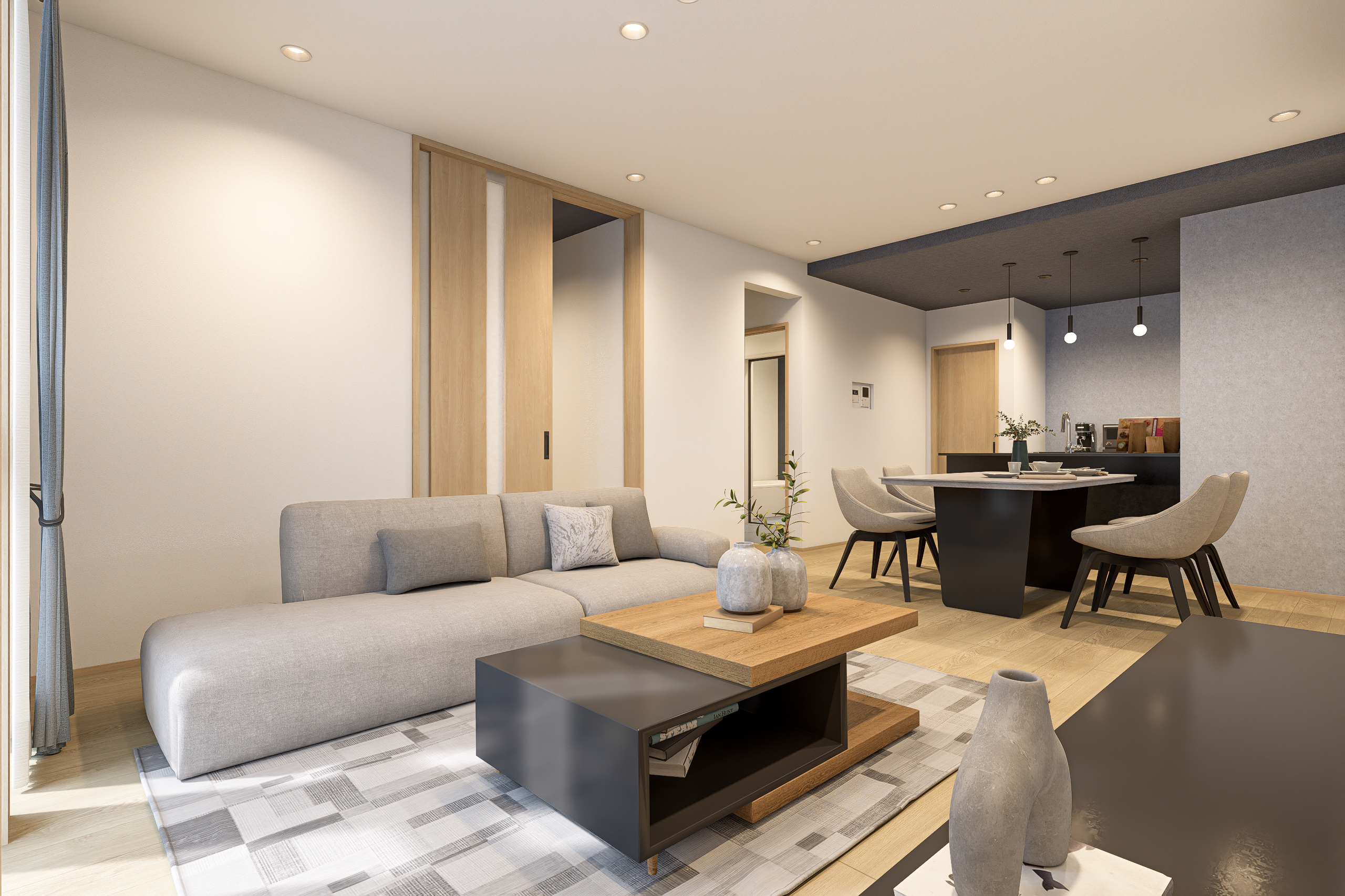 T2棟 リビング完成予想図