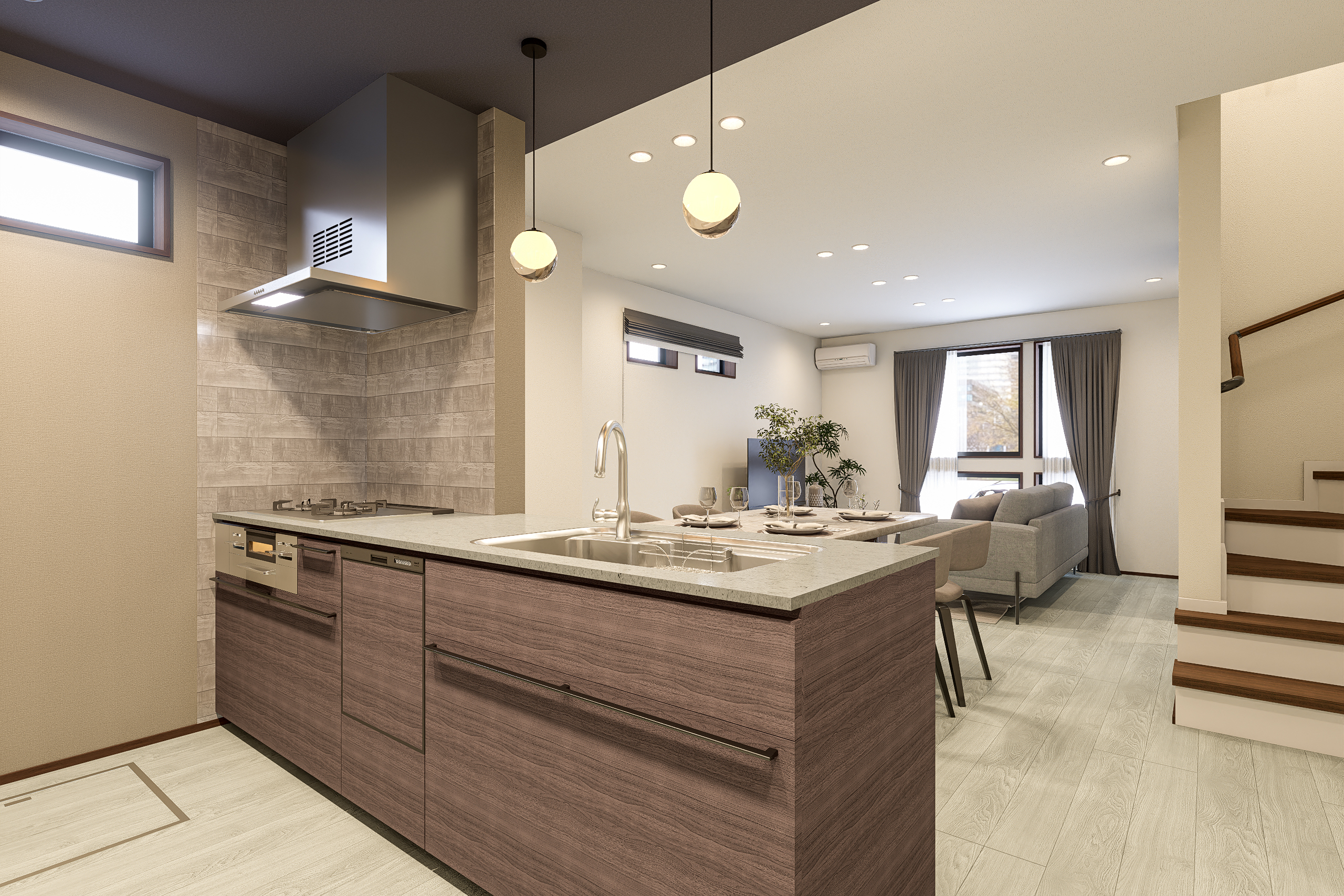 T3棟 玄関完成予想図