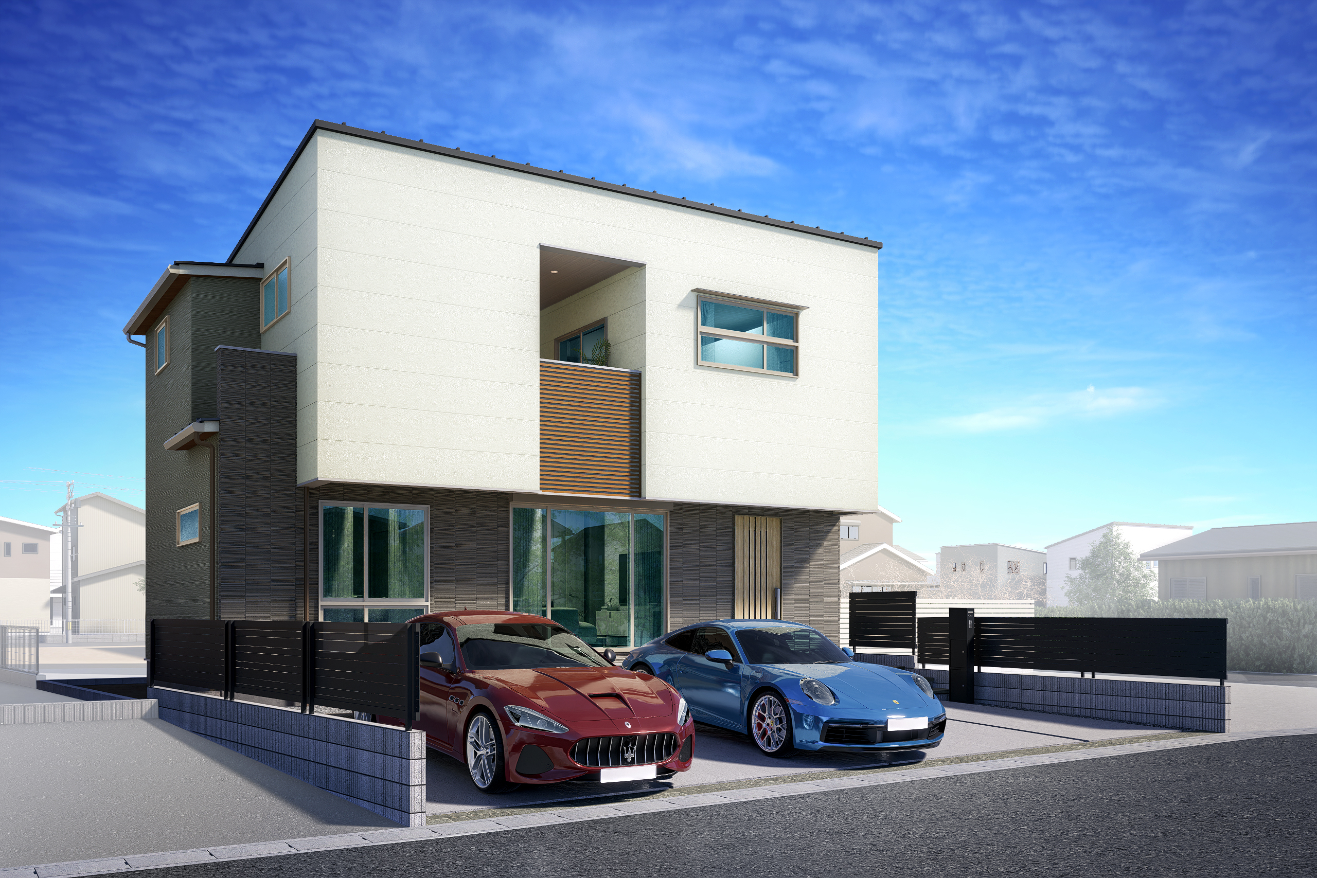 T-1/豊橋鉄道市内線「井原」駅と「赤岩口」駅が利用可能で移動スムーズ!安心&便利な住み良い住環境。※イメージとなります