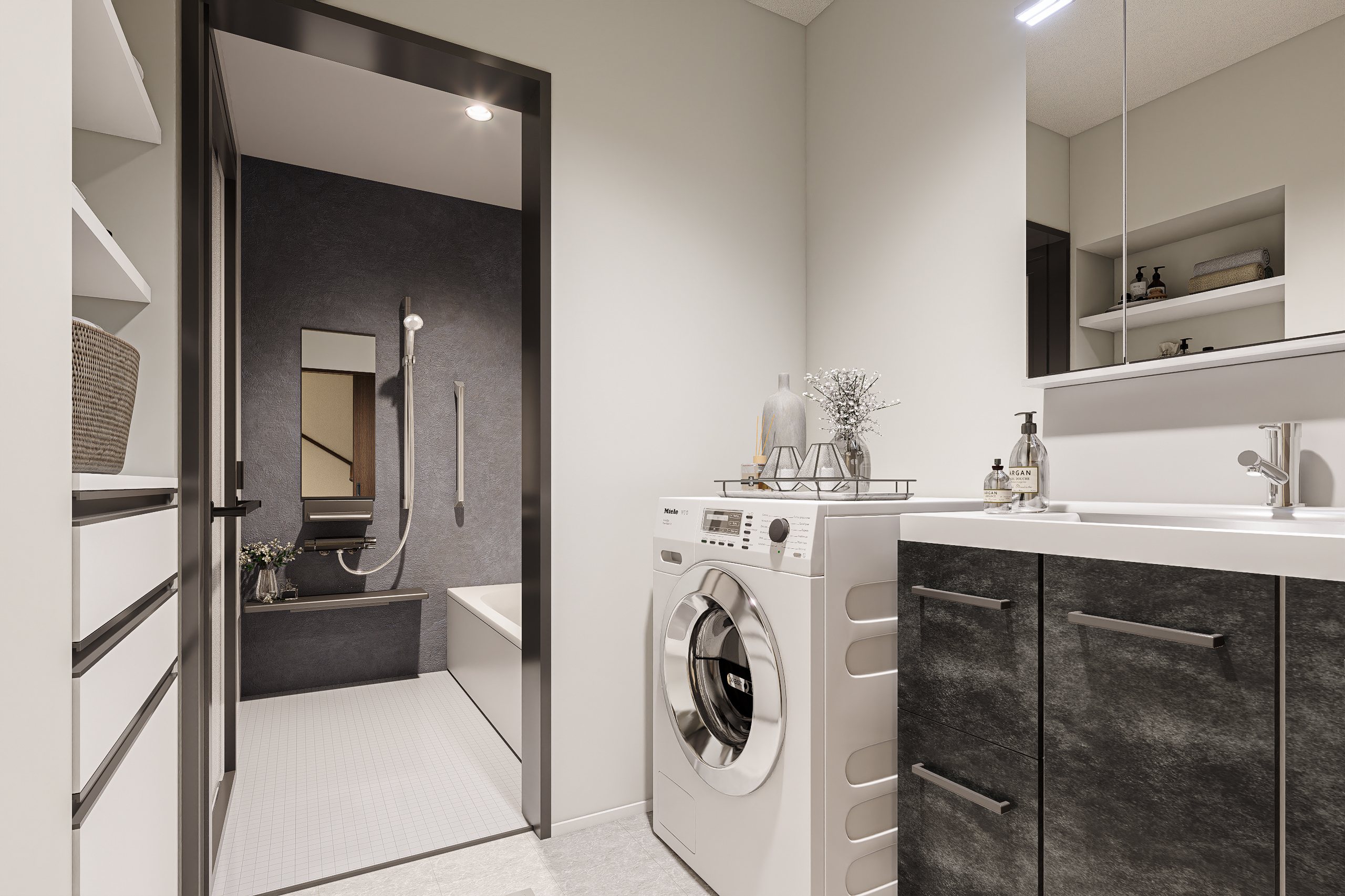 T-3／上質なライティングと洗練されたインテリア。細部にまでこだわったデザインが、毎日をホテルで過ごすような極上の寛ぎを演出します。