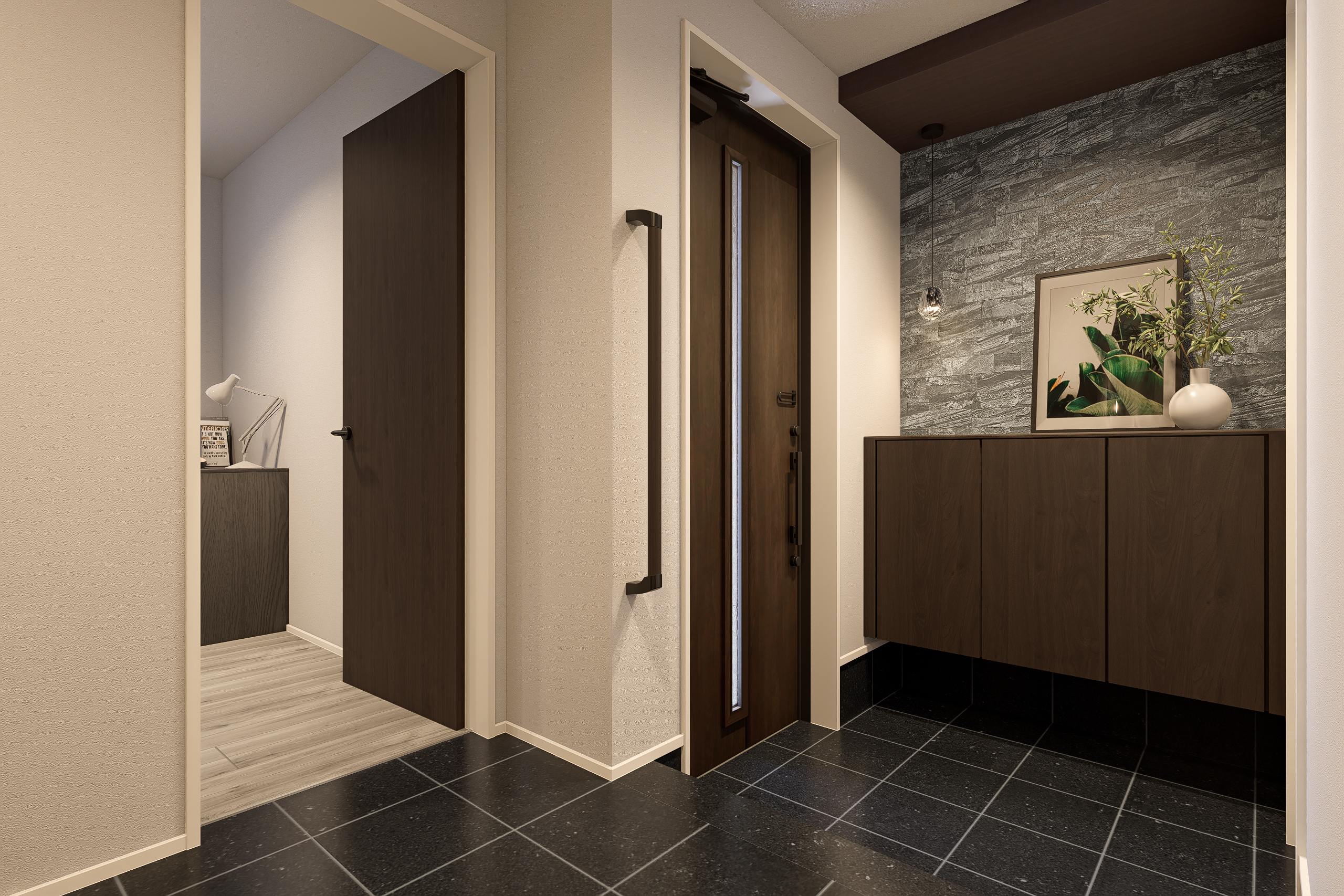 T-2／完成予想イメージ：玄関