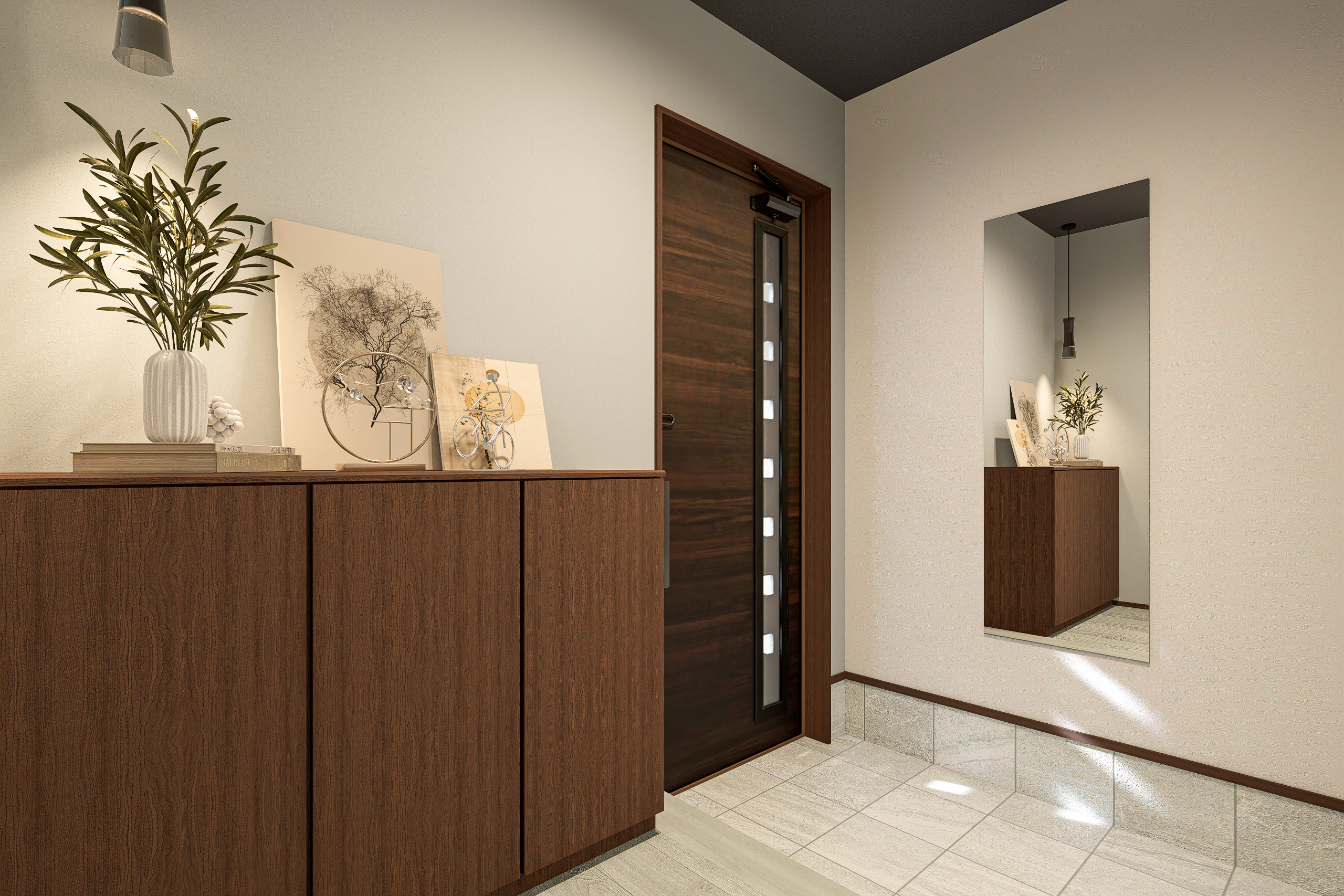 T3棟 玄関完成予想図