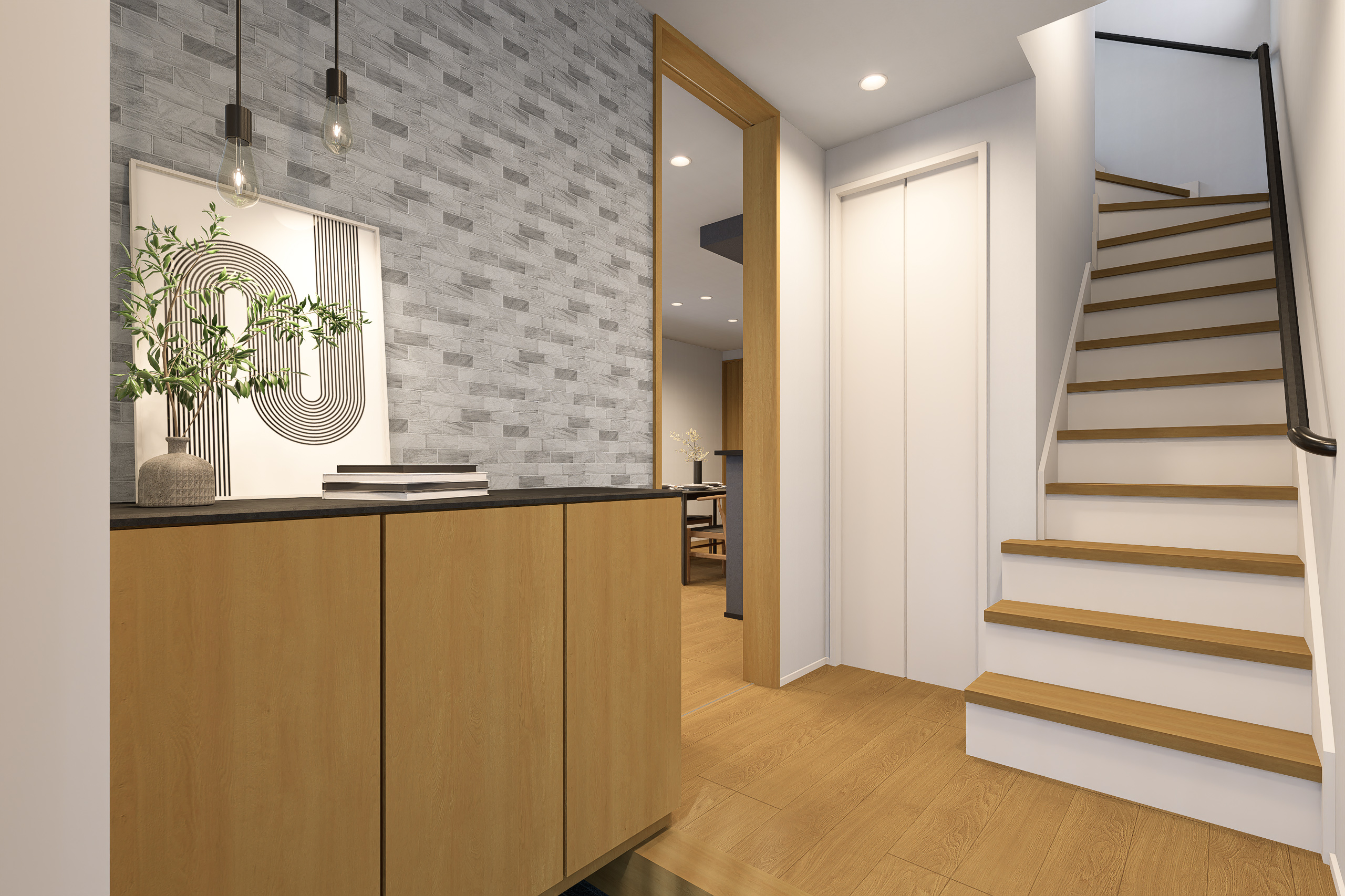 T-3／玄関完成予想図