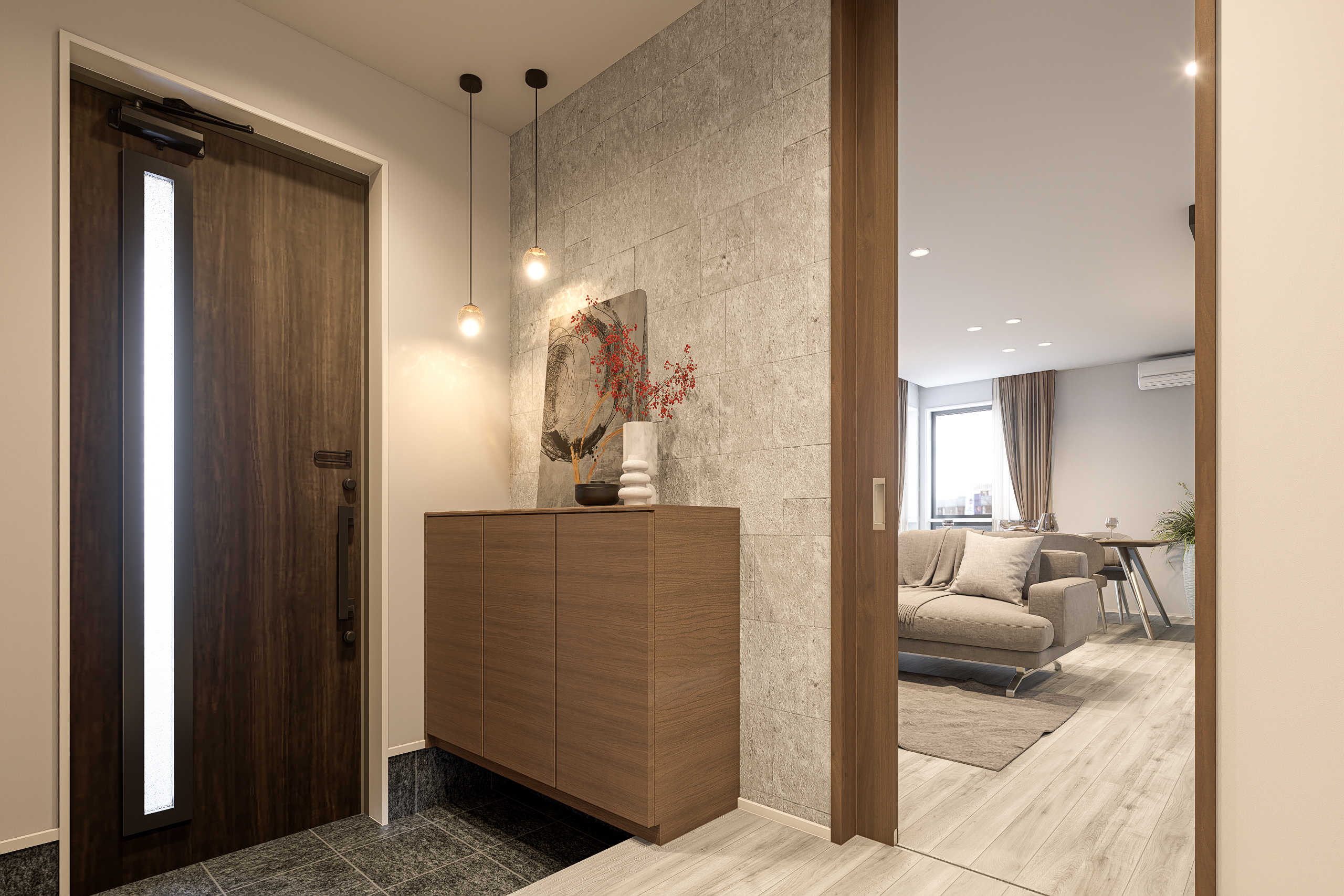 T-1／玄関完成イメージ