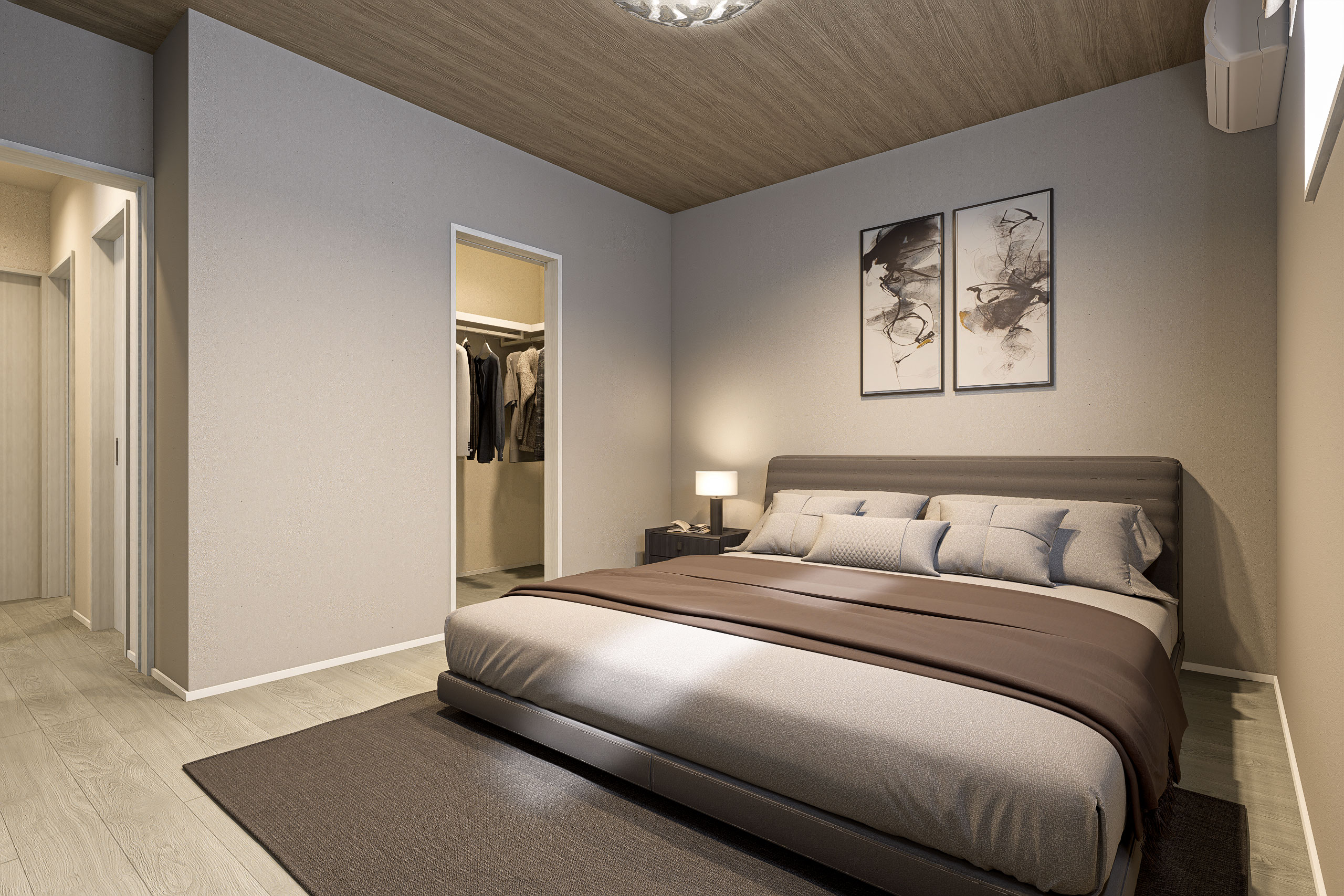 T-1/主寝室完成イメージ