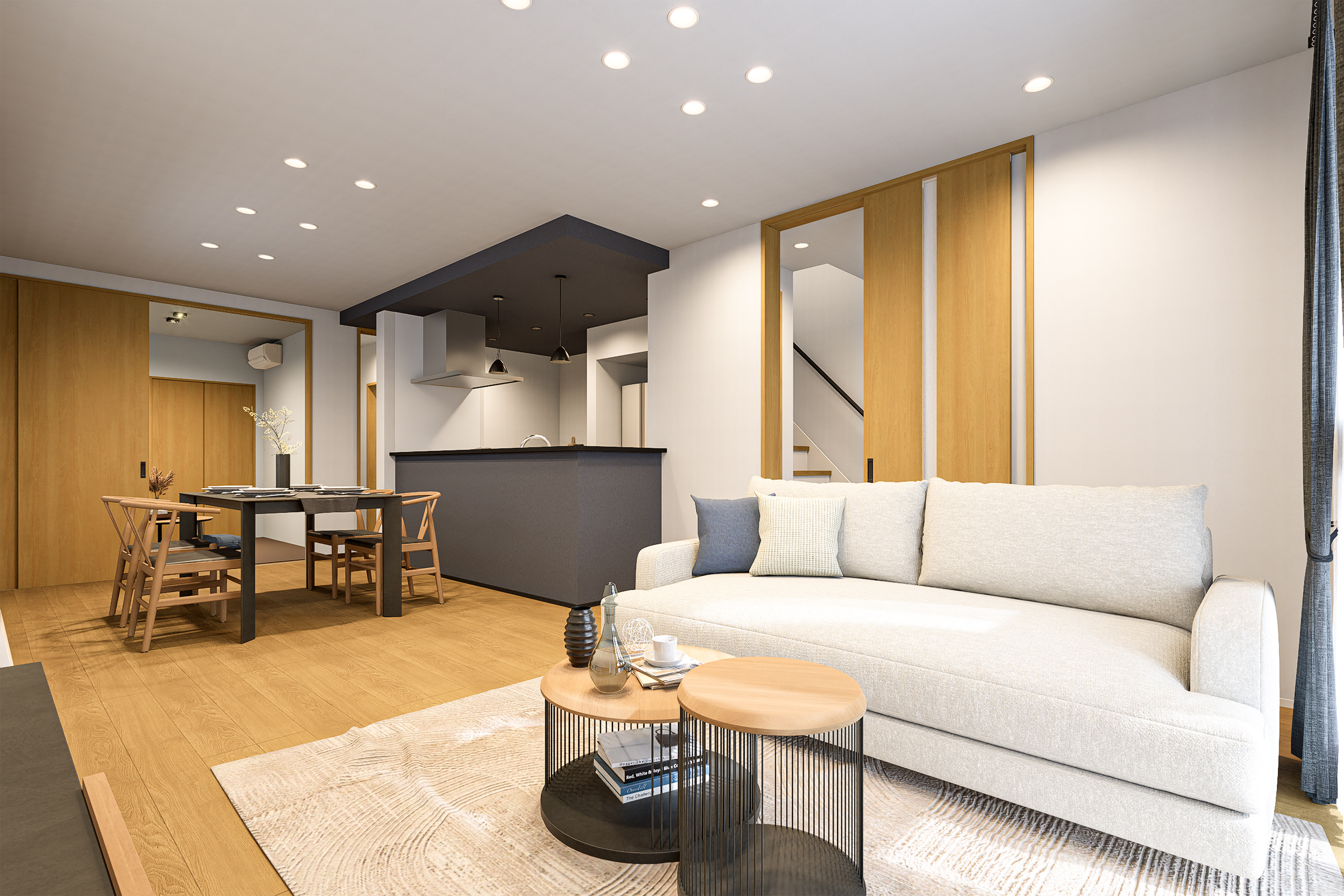 T-3／リビングダイニング完成予想図