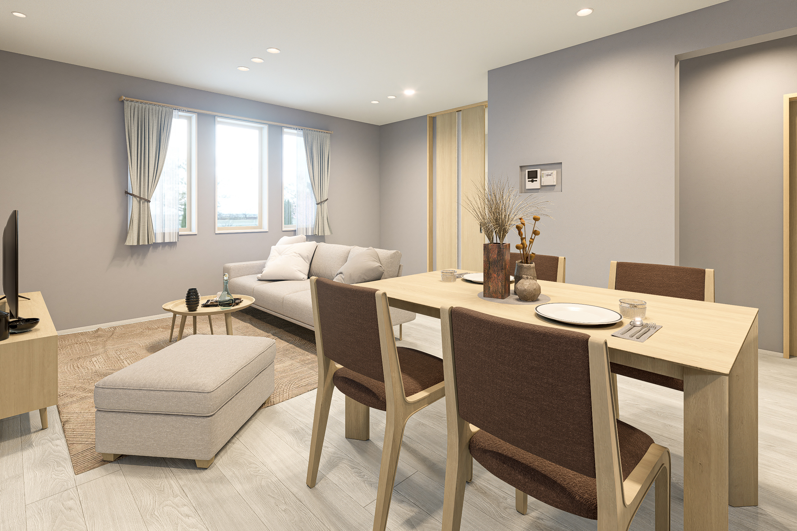 T-3/断熱性・防露性に優れた窓で結露を抑え、窓周辺の環境が向上。お掃除の手間を省き清潔な室内環境をキープ。