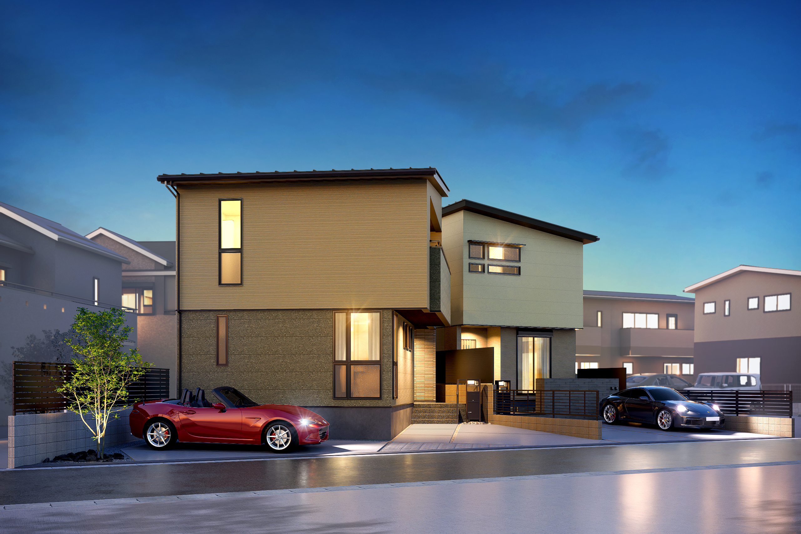 T-1、T-2／毎日の利用に便利なお店から人気の大型モール「mozoワンダーシティ」が歩いていける距離に。