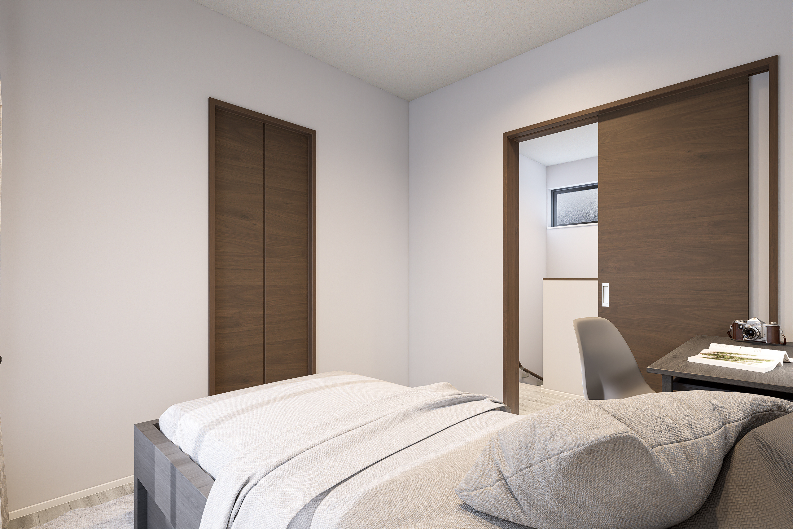 T-1／勉強や趣味に没頭でき、シンプルで飽きのこないデザインは成長してもずっと快適なおうち時間をもたらします。