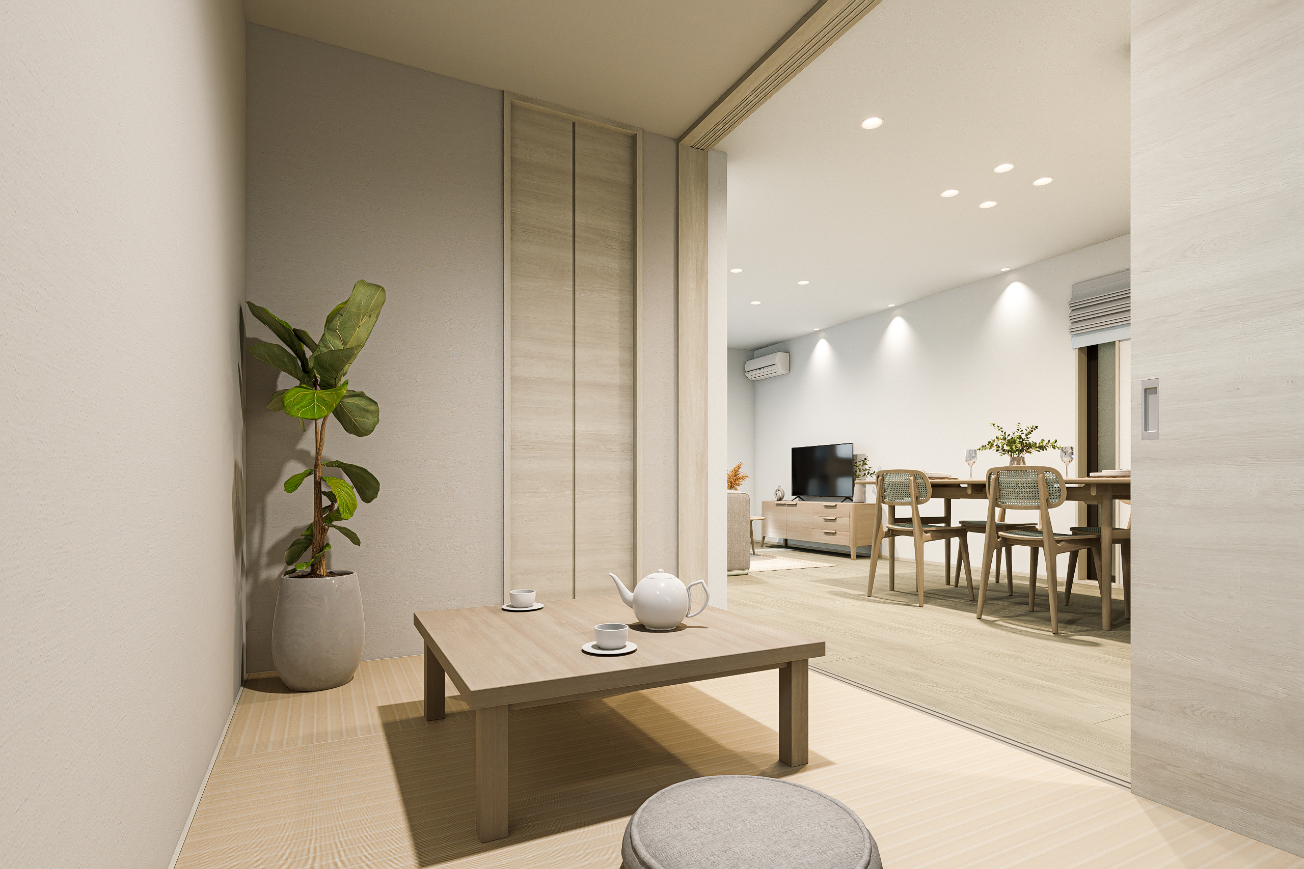 T-4／和室完成予想図