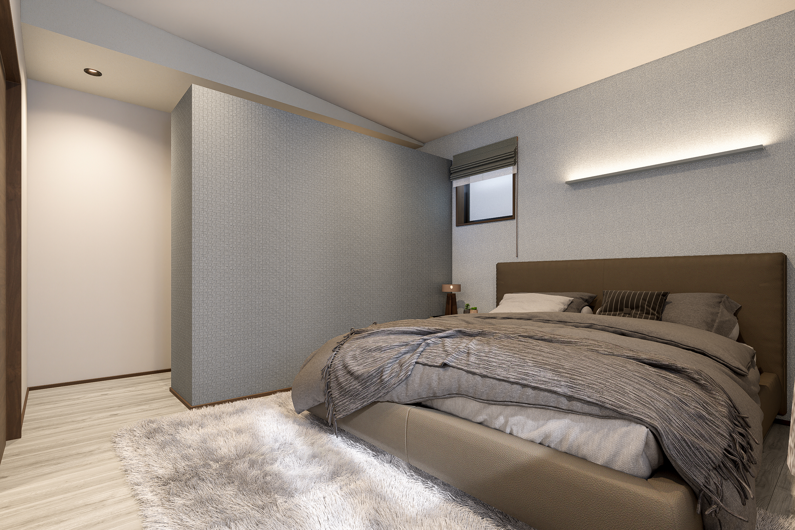 T-1／柔らかな間接光がリラックスムードを高め、上質で穏やかな眠りを誘います。