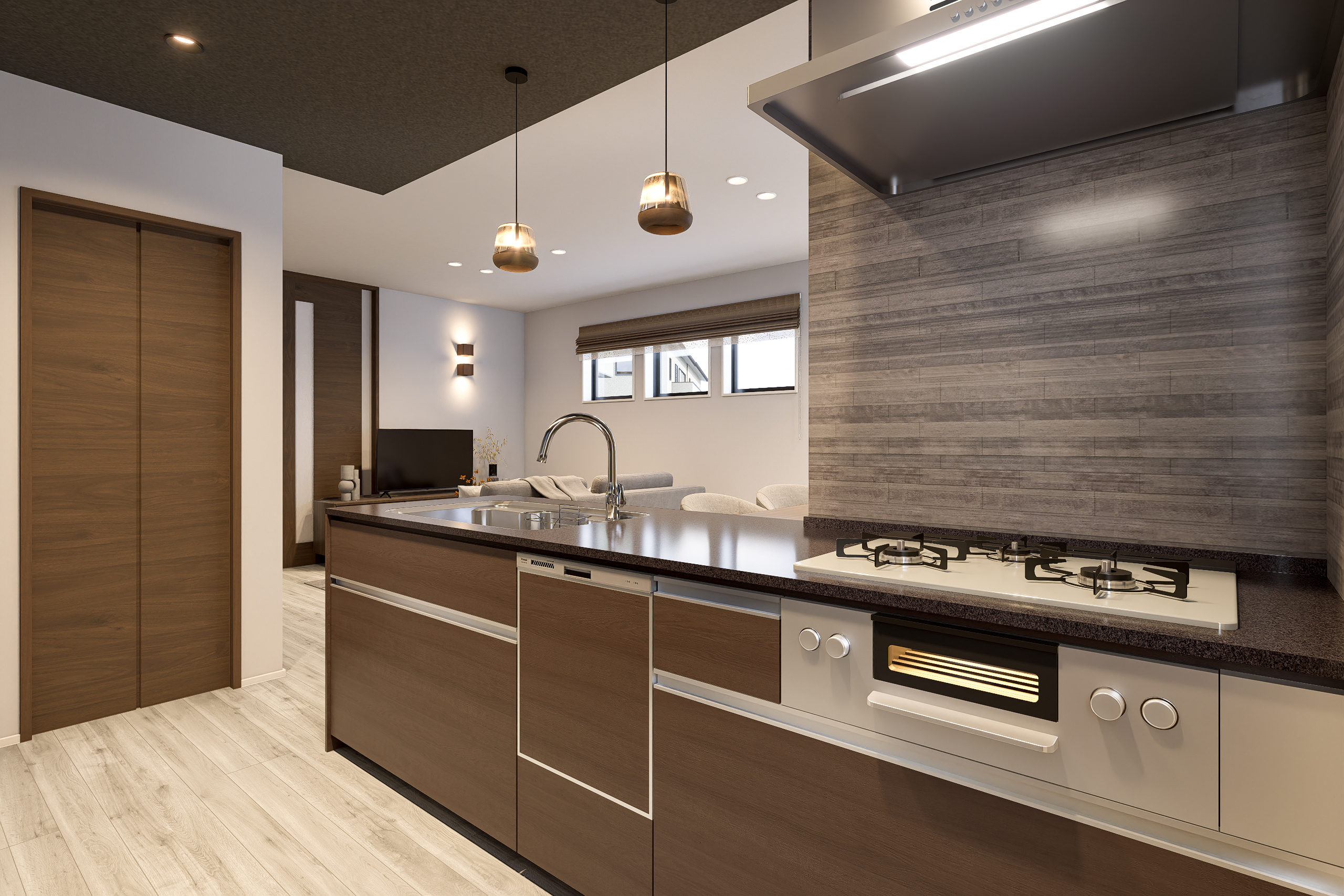 T-1／キッチン完成イメージ