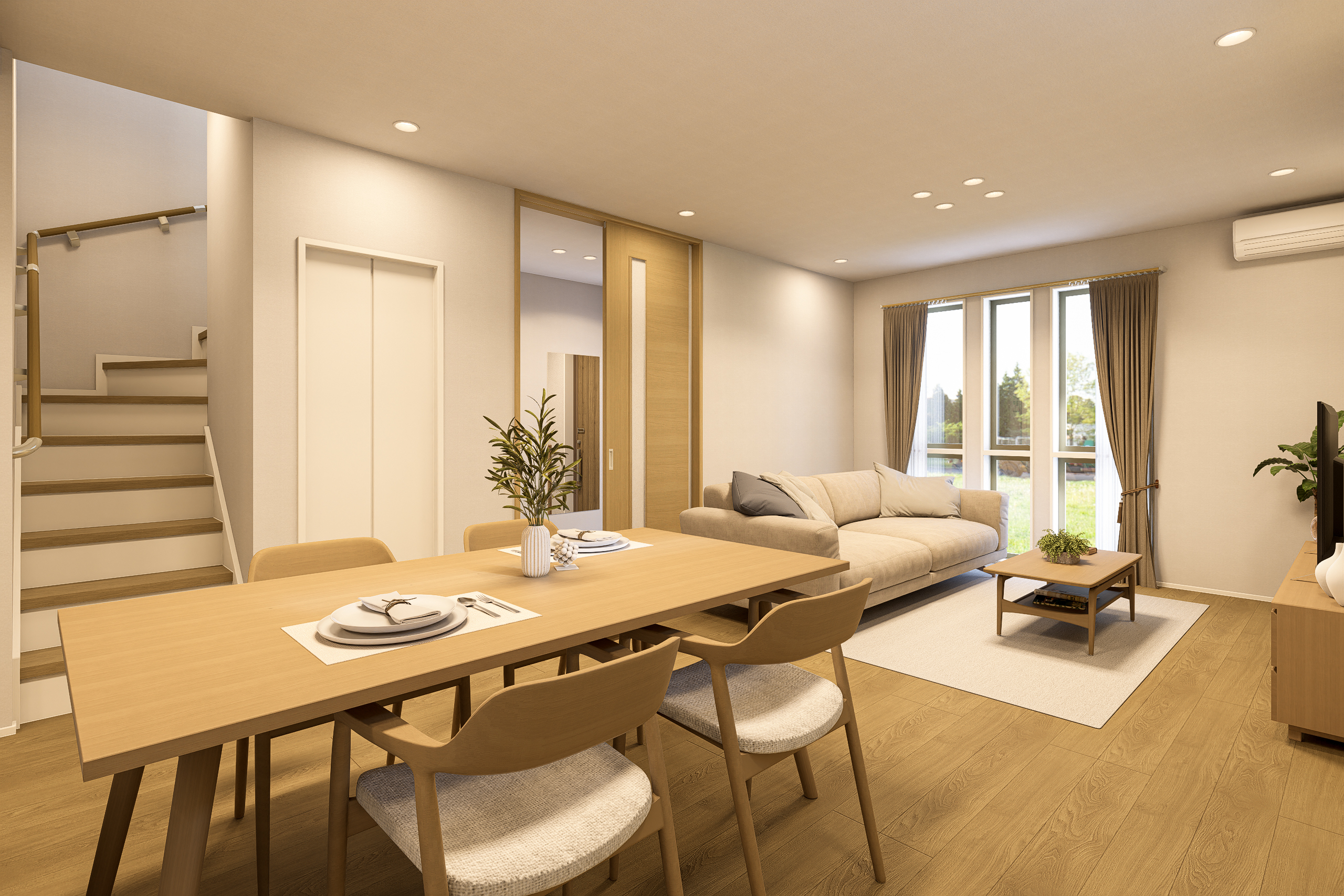 T-2/広々LDKだから、サイズを気にせず好きなインテリアを選べて「好き」をいっぱい詰め込める理想の空間が実現!