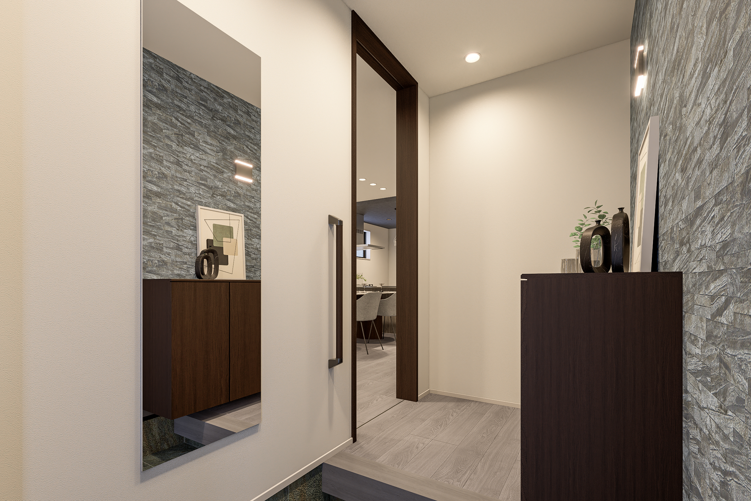 T-1／玄関完成予想図