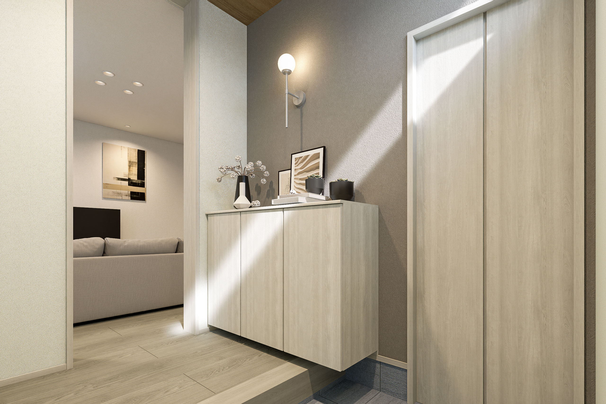 T-1/玄関完成イメージ