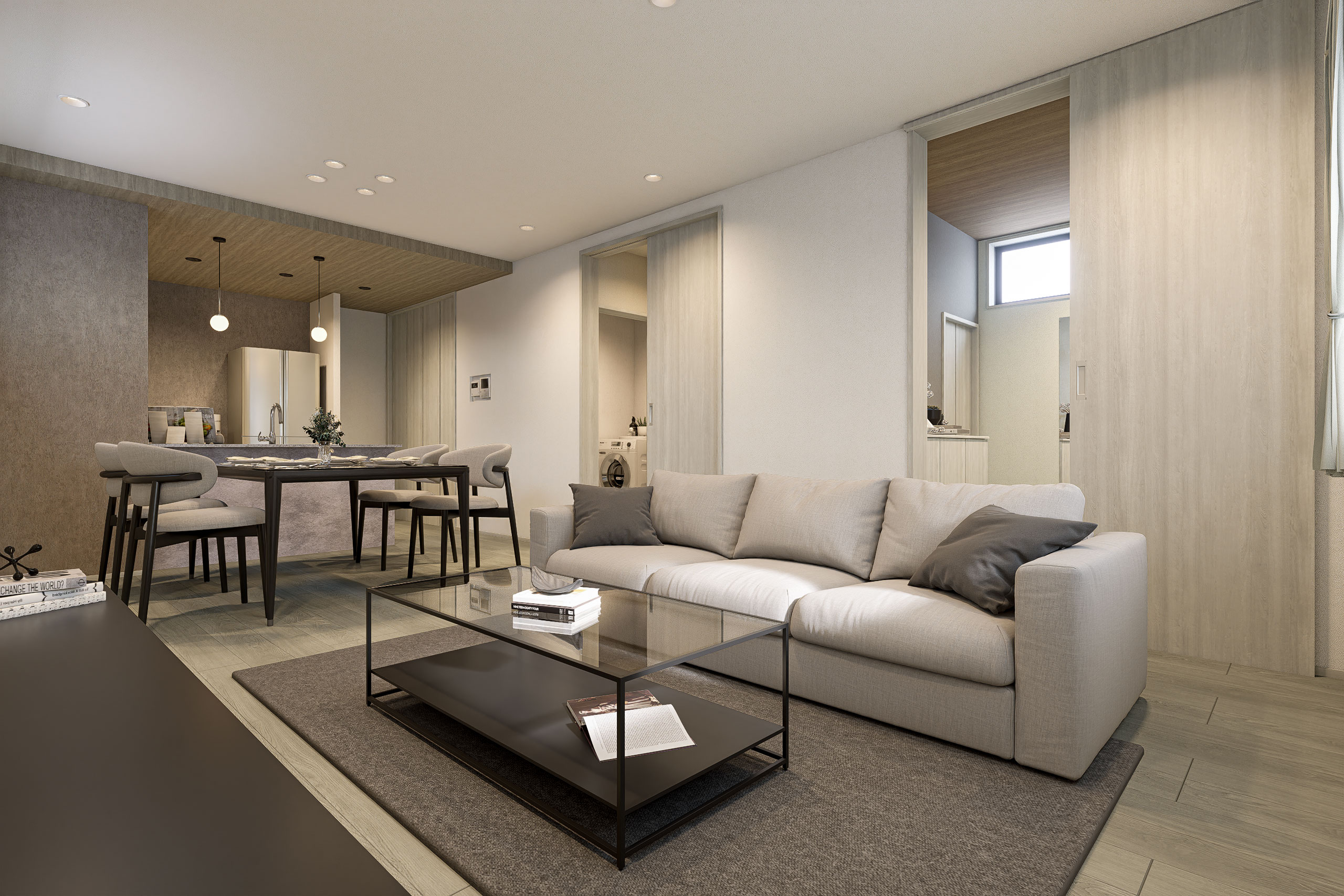 T-1/居心地の良さに広さを加えた開放感で、心も体も解き放たれる至福のリラックスタイムが実現します。