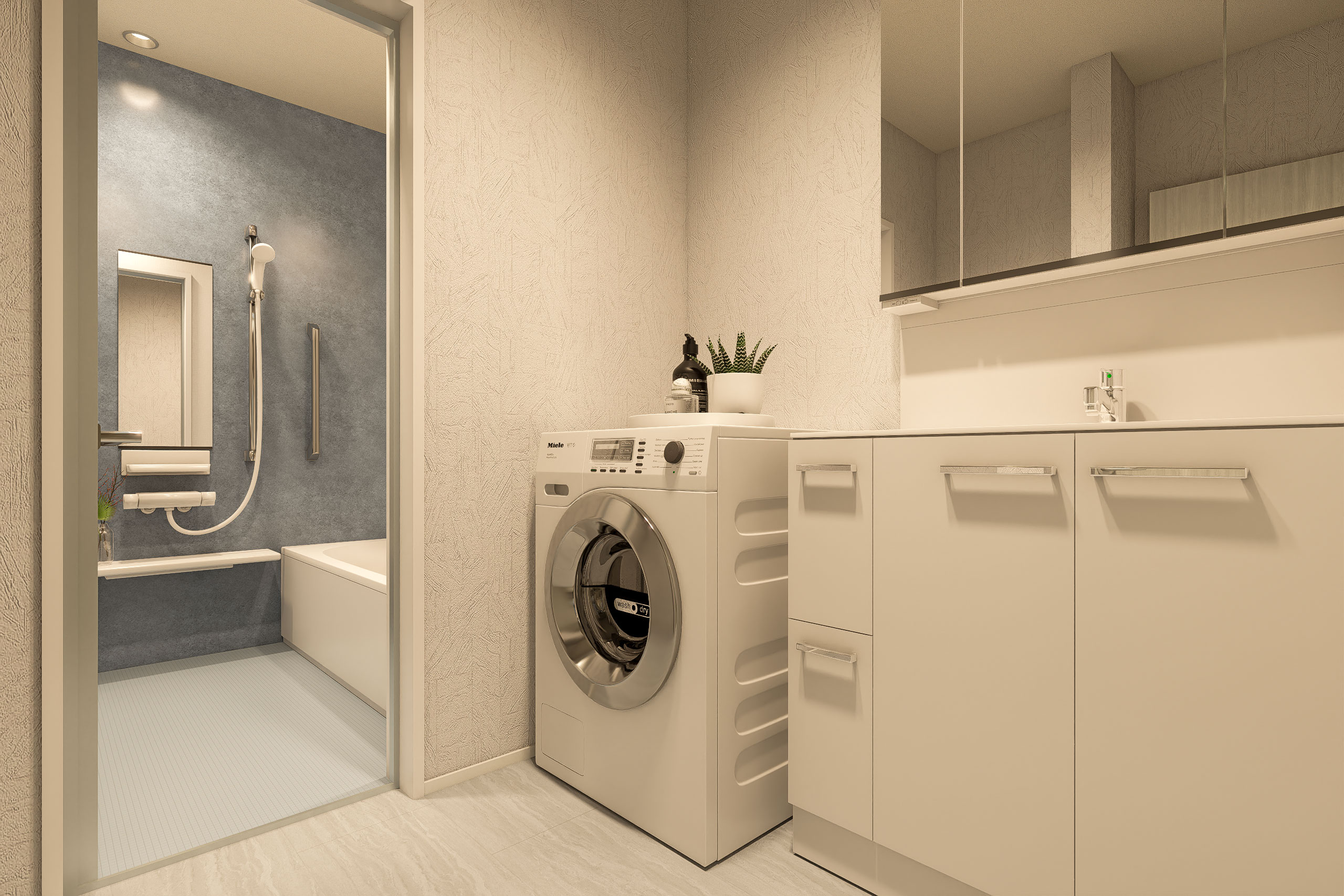 T-1/洗面脱衣室完成イメージ